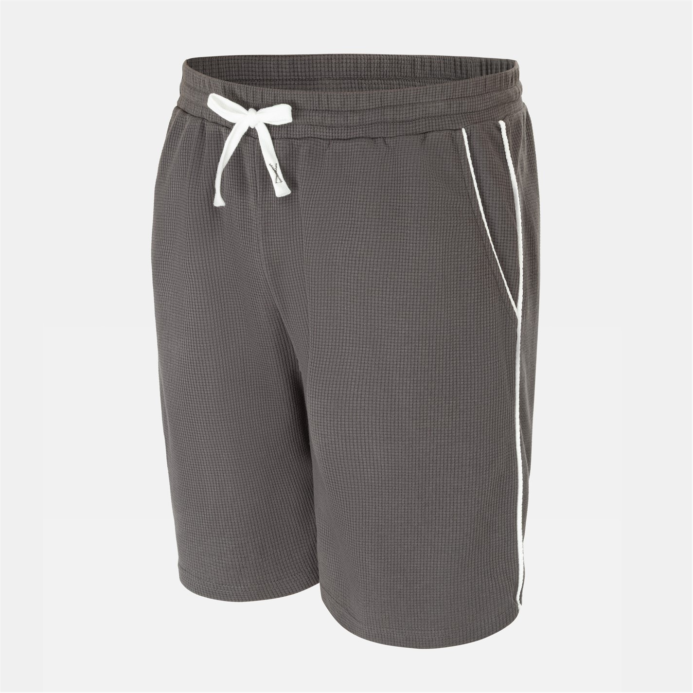 Kraťasy Fabric Dark Grey 8607038 Waffle Shorts Mens - 3