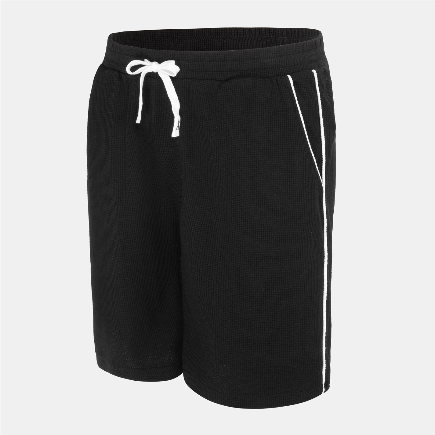Kraťasy Fabric Black 5026787 Waffle Shorts Mens - 3