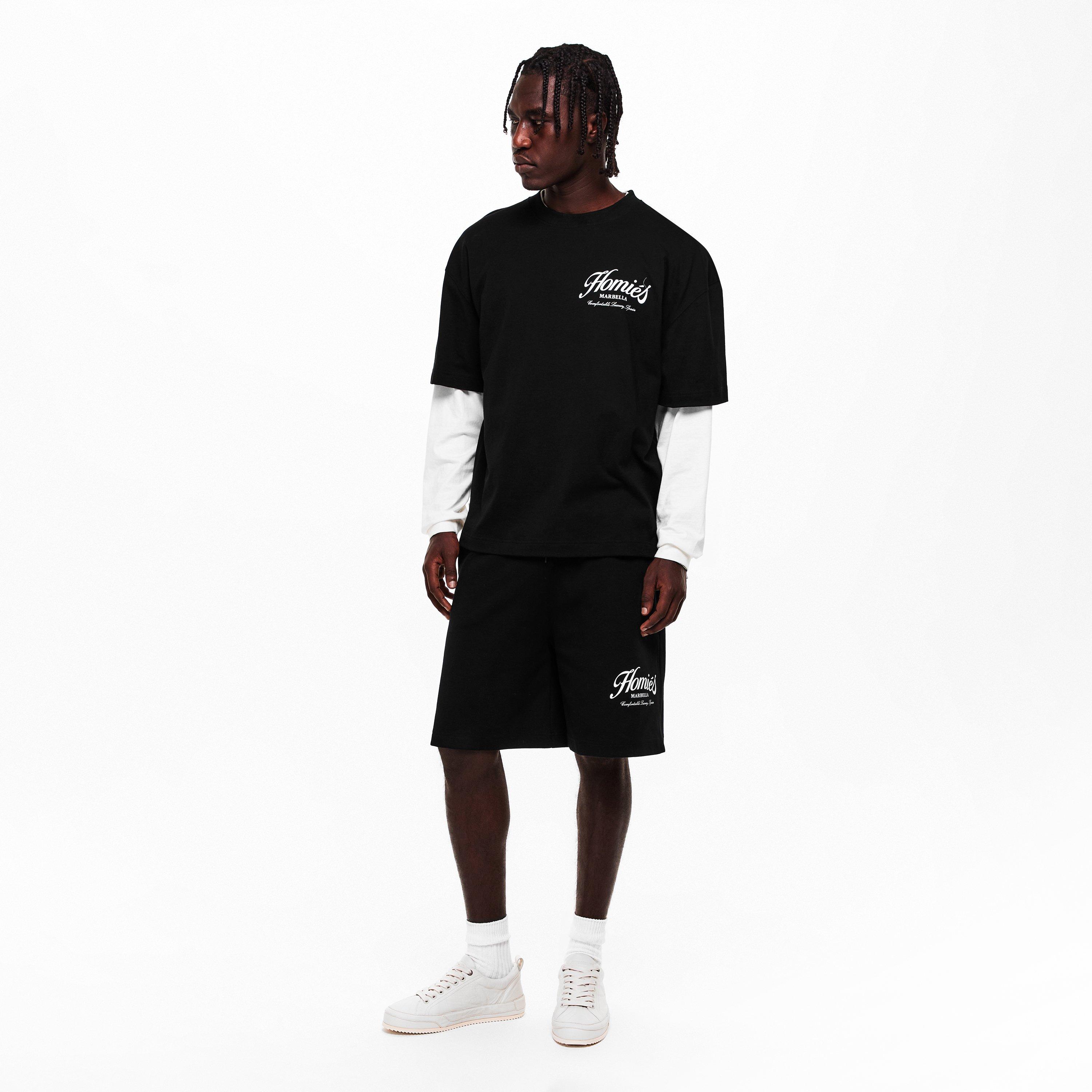 Kraťasy Homies Marbella Black 5520996 HOMIES ESSENTIALS SHORTS BLACK - 6