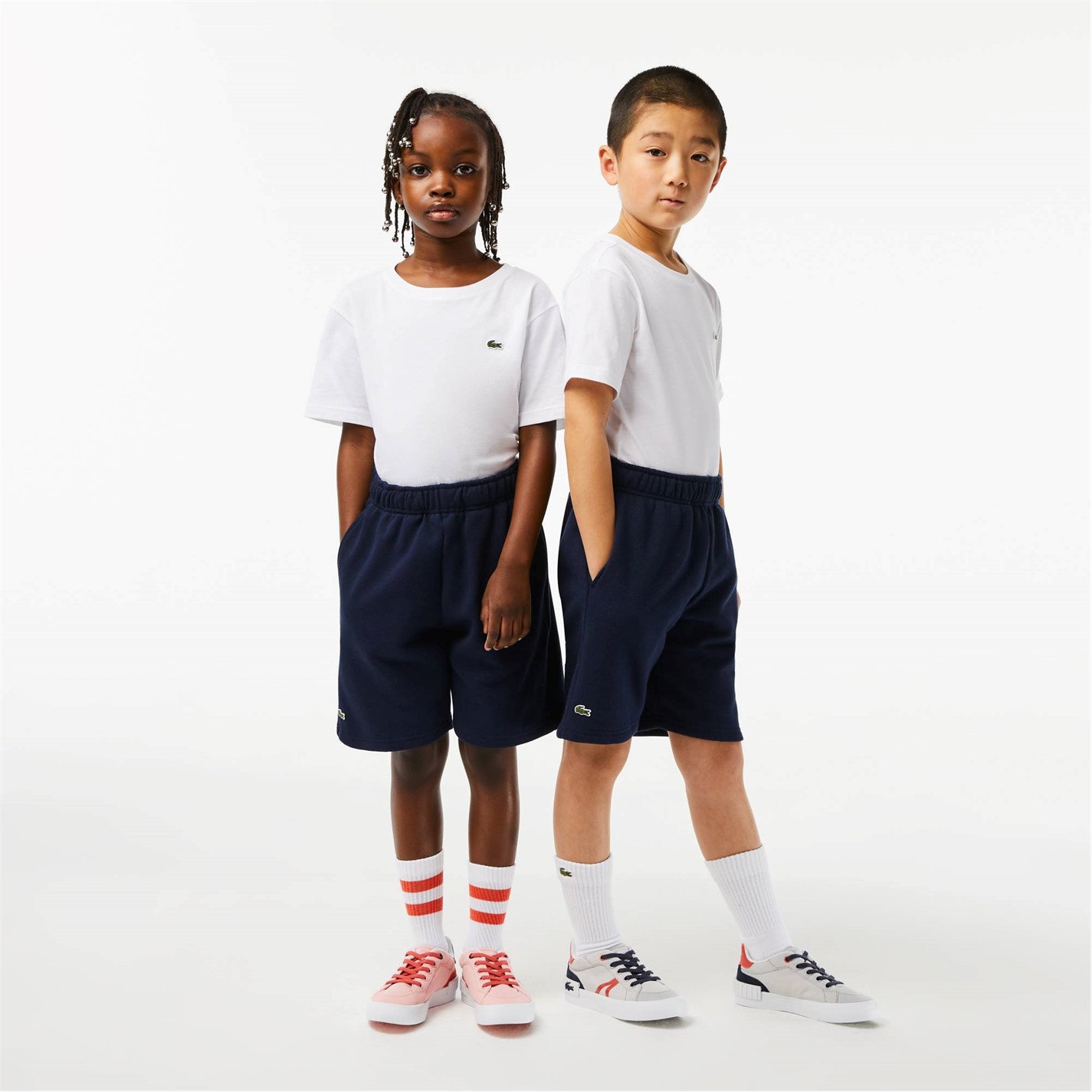 Kraťasy Lacoste Navy 166 6443836 Boys' Elasticated Tracksuit Shorts - 2