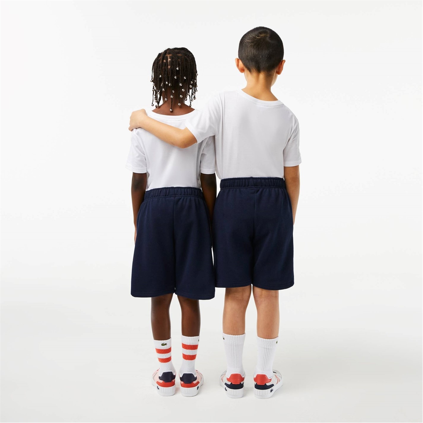 Kraťasy Lacoste Navy 166 6443836 Boys' Elasticated Tracksuit Shorts - 3