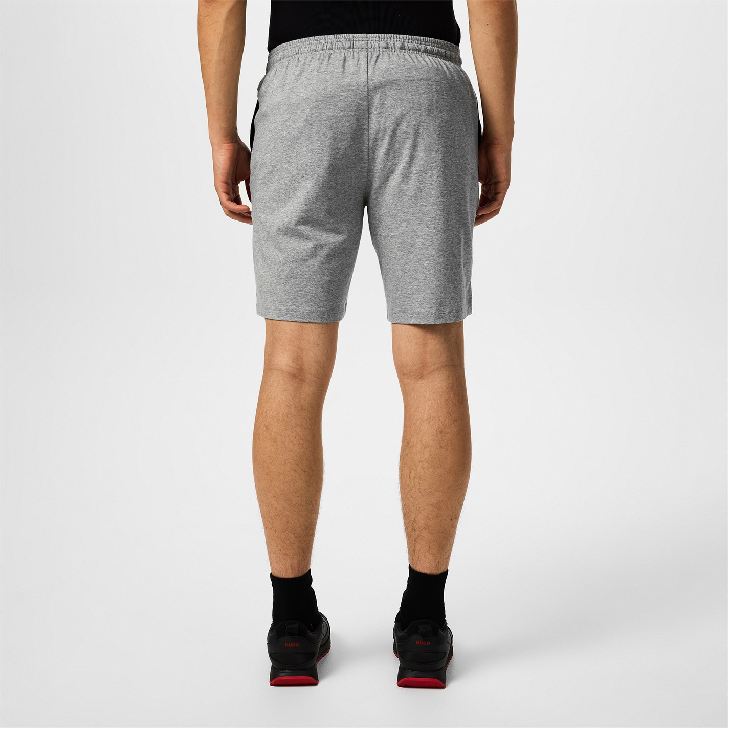 Kraťasy Boss Medium Grey 033 9669349 Mens BOSS Bodywear Drawstring Shorts with Logo Detail (Mix & Match) - 3