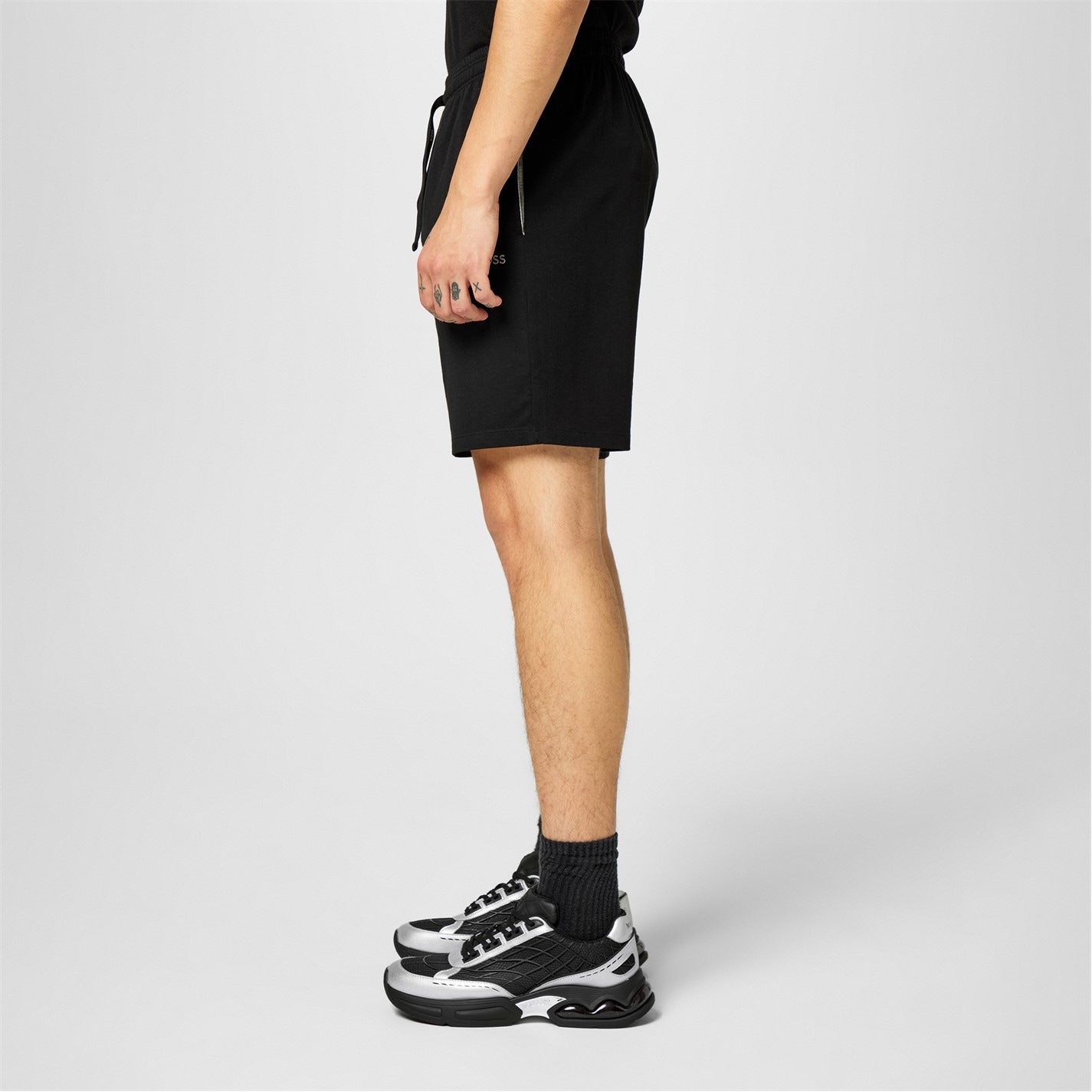 Kraťasy Boss Black 001 1192716 Mens BOSS Bodywear Drawstring Shorts with Logo Detail (Mix & Match) - 2