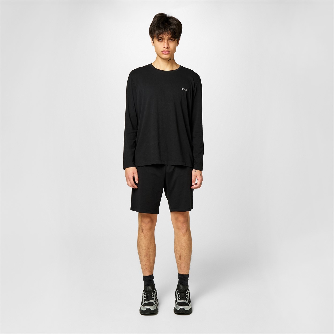 Kraťasy Boss Black 001 1192716 Mens BOSS Bodywear Drawstring Shorts with Logo Detail (Mix & Match) - 4