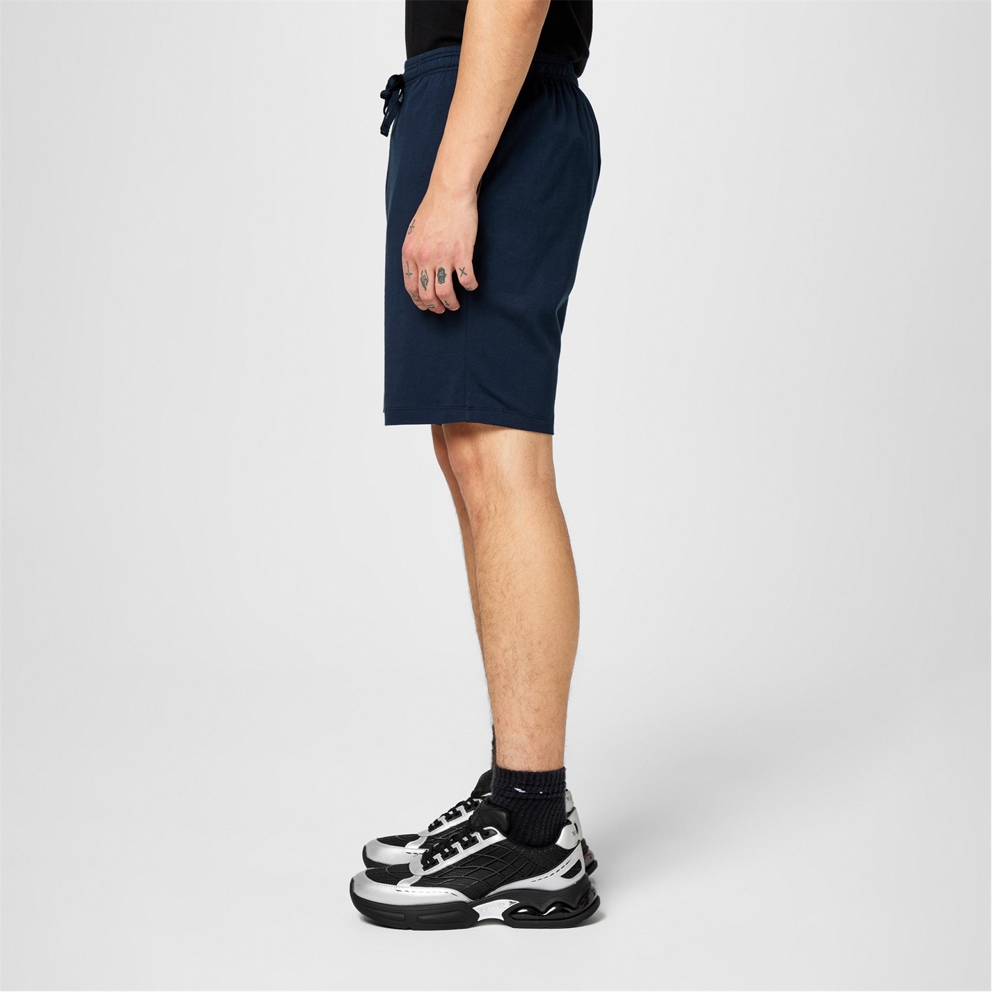 Kraťasy Boss Navy 403 9281461 Mens BOSS Bodywear Drawstring Shorts with Logo Detail (Mix & Match) - 2