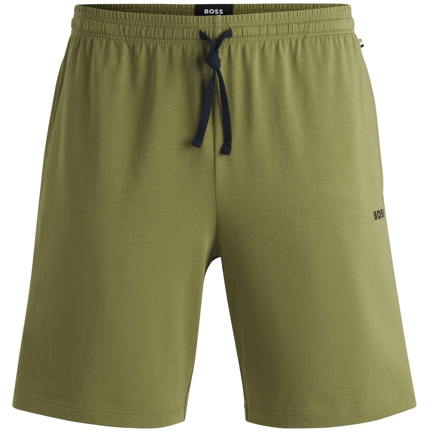 Kraťasy Boss Med Green 311 5919812 Mens BOSS Bodywear Drawstring Shorts with Logo Detail (Mix & Match) - 5