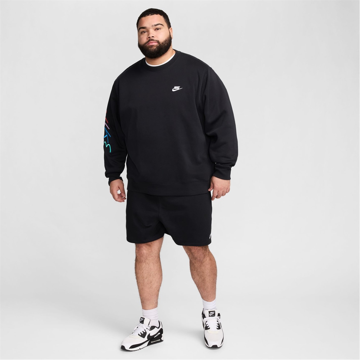 Kraťasy Nike Black 5008815 Men's Club Flow Fleece Jogger Shorts - 7