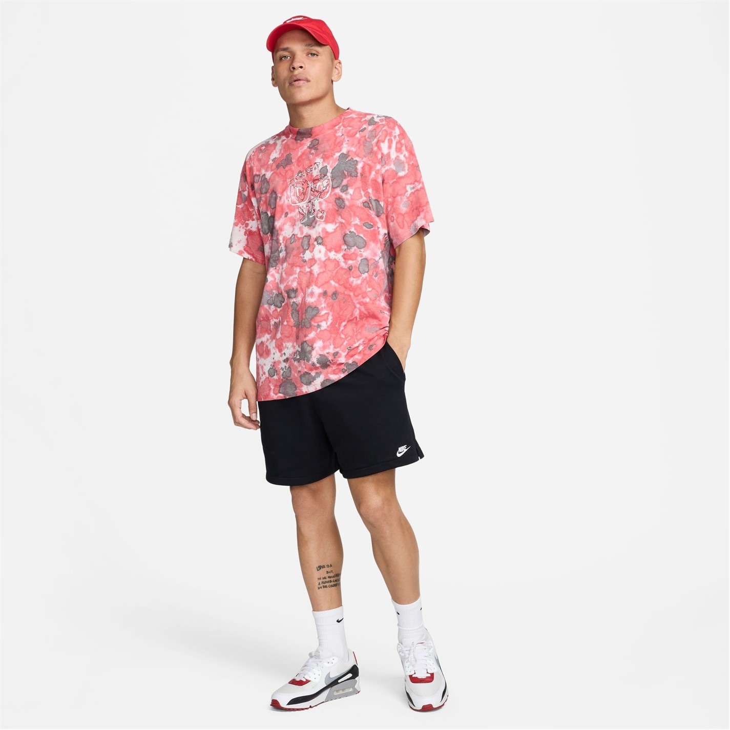Kraťasy Nike Black 5008815 Men's Club Flow Fleece Jogger Shorts - 8