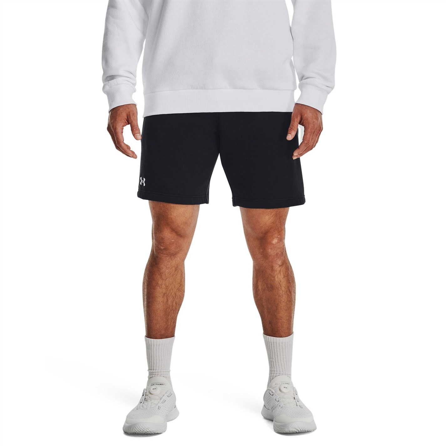 Kraťasy Under Armour Black 3944354 UA Rival Fleece Shorts Men's - 2