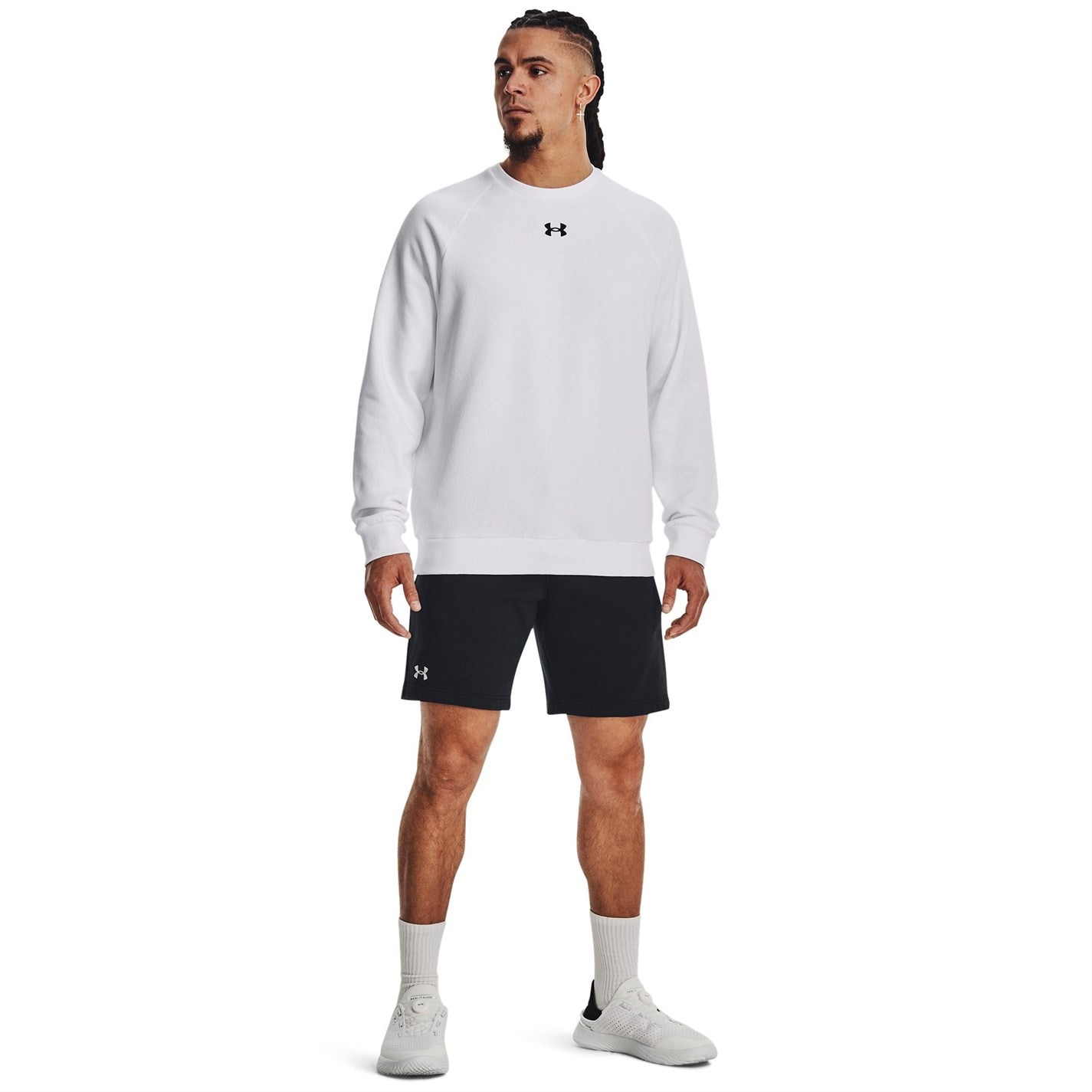 Kraťasy Under Armour Black 3944354 UA Rival Fleece Shorts Men's - 4