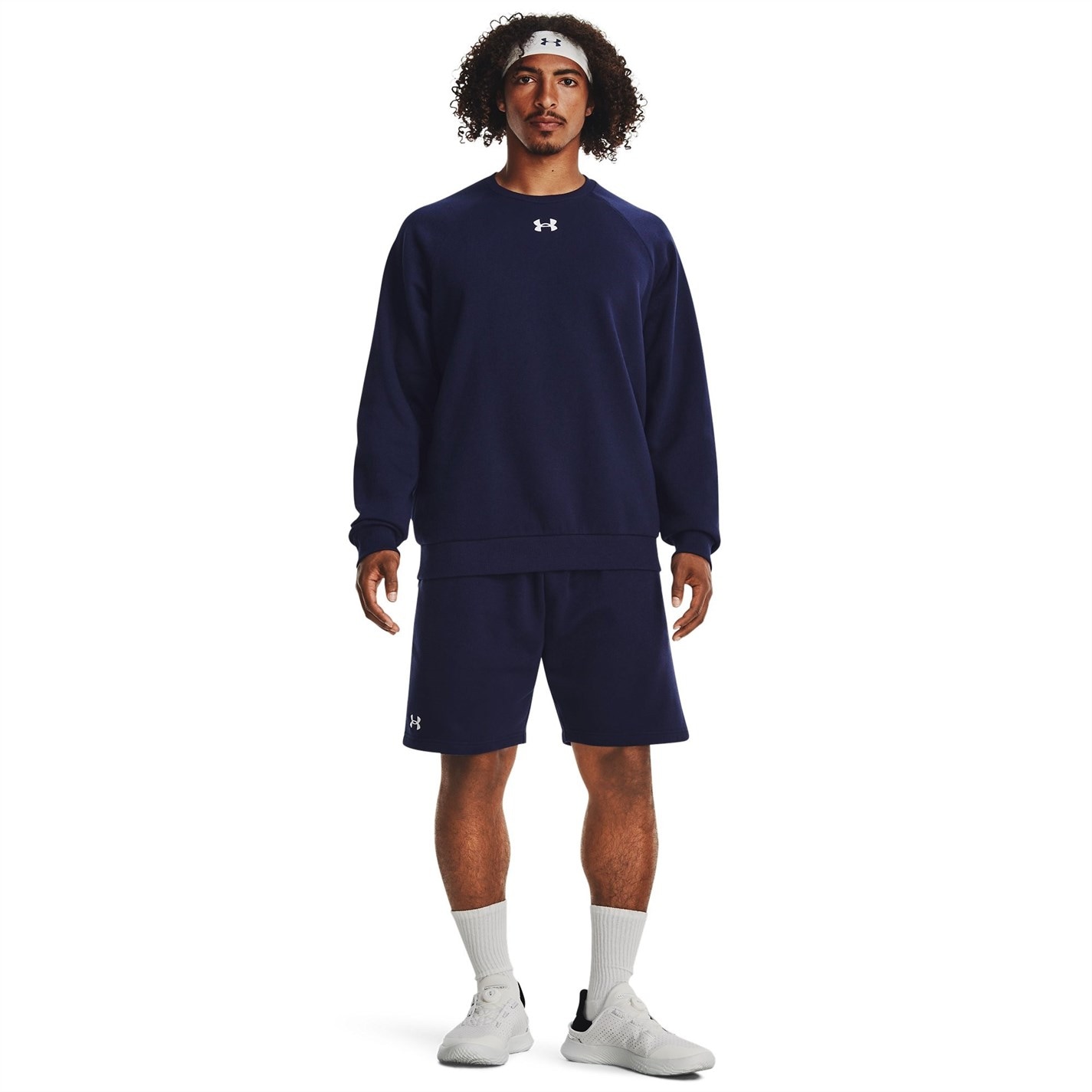 Kraťasy Under Armour Midnight Navy 9081797 UA Rival Fleece Shorts Men's - 4