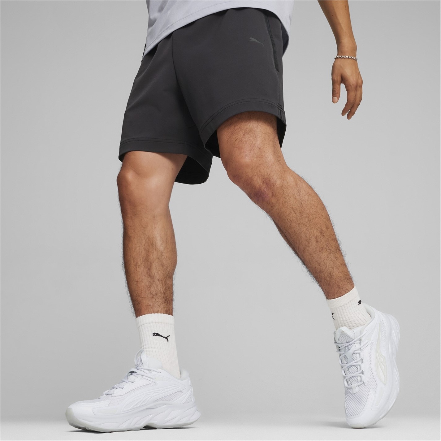 Kraťasy Puma Puma Black 936701 Men's Pumatech Fleece Jogger Shorts - 2