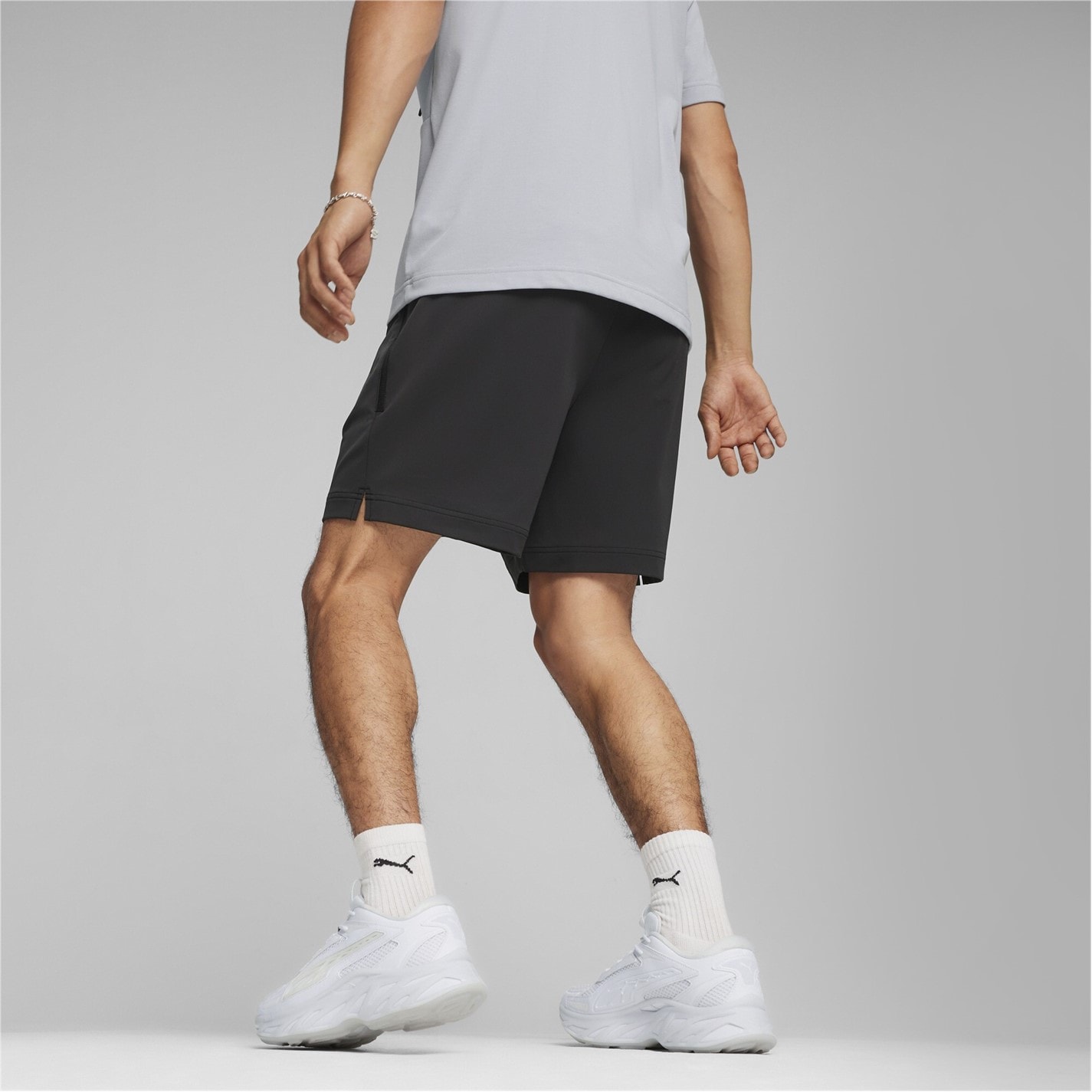 Kraťasy Puma Puma Black 936701 Men's Pumatech Fleece Jogger Shorts - 3