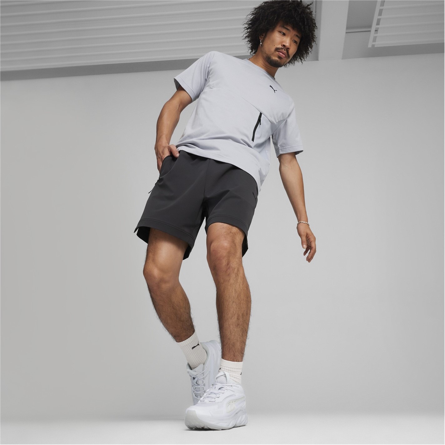 Kraťasy Puma Puma Black 936701 Men's Pumatech Fleece Jogger Shorts - 6