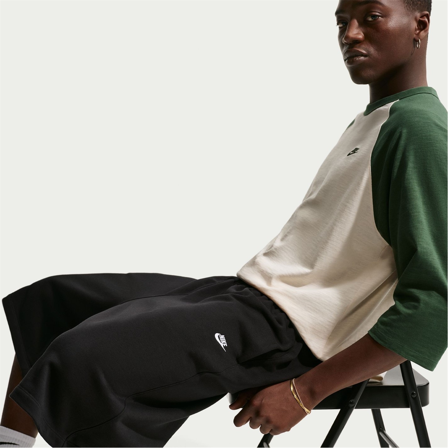 Kraťasy Nike Black 1036060 Men's Club Fleece Jogger Shorts - 3