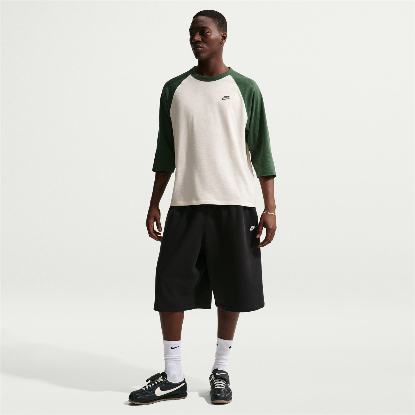 Kraťasy Nike Black 1036060 Men's Club Fleece Jogger Shorts - 4