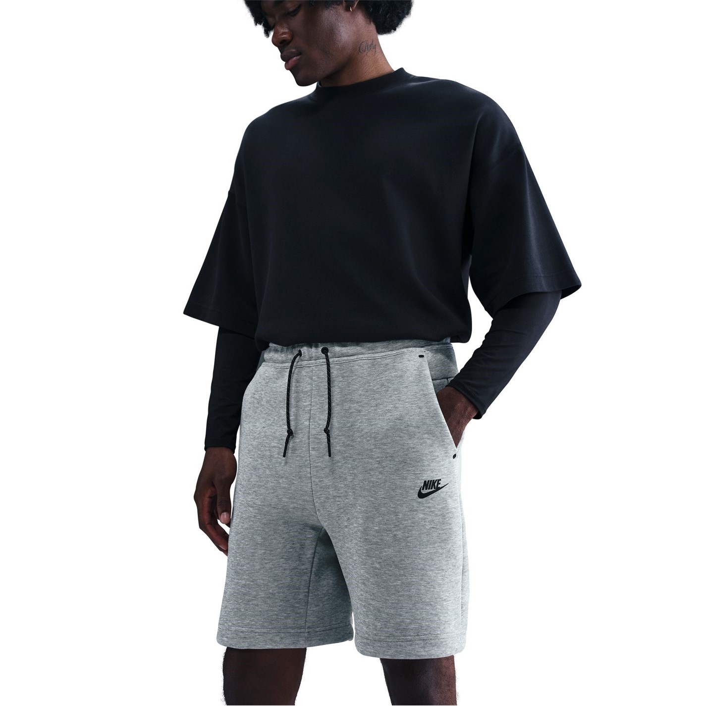 Kraťasy Nike Grey 6818744 Sportswear Tech Fleece Shorts Mens - 1