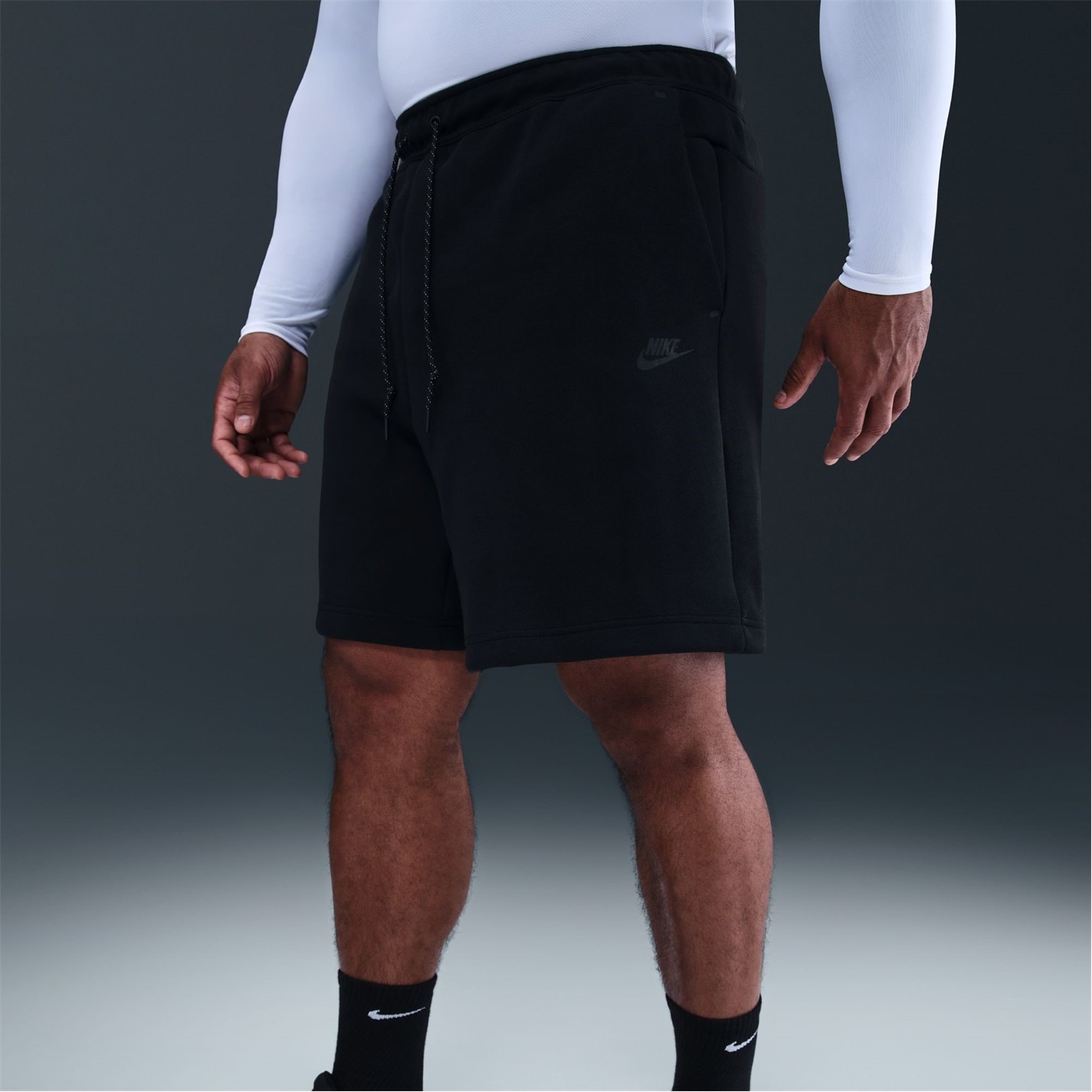 Kraťasy Nike Black 5695723 Sportswear Tech Fleece Shorts Mens - 12