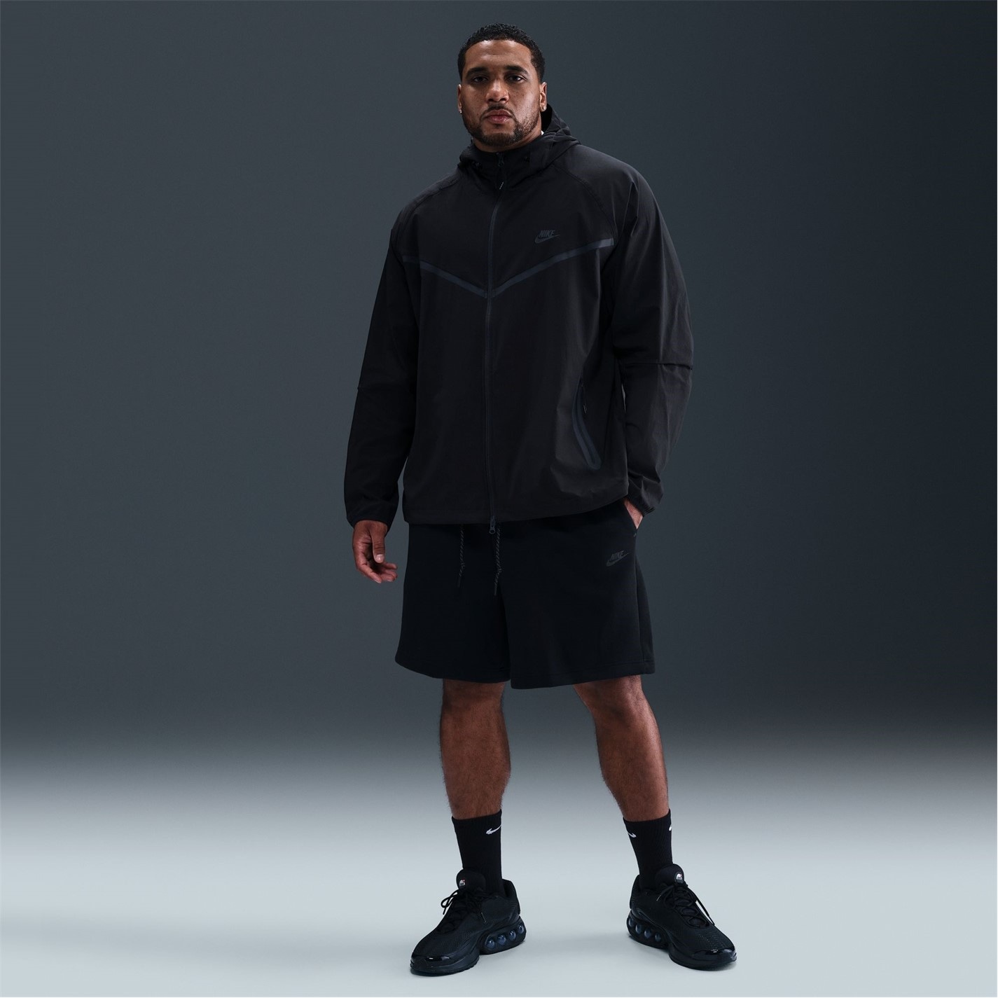 Kraťasy Nike Black 5695723 Sportswear Tech Fleece Shorts Mens - 14