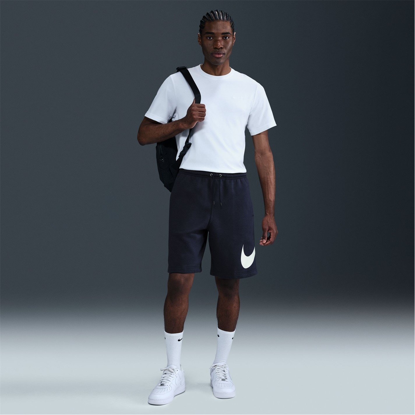 Kraťasy Nike Navy 1847923 Sportswear Club Men's Graphic Shorts - 11