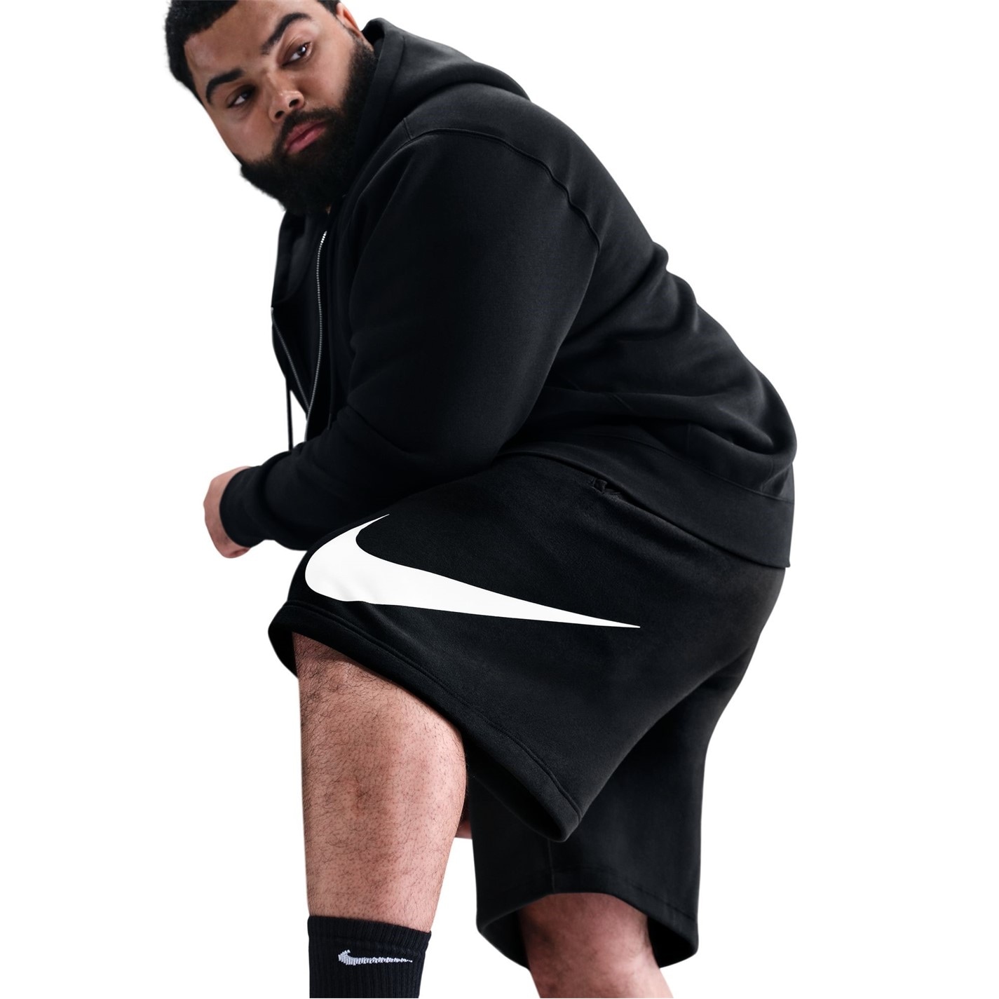 Kraťasy Nike Black 6744845 Sportswear Club Men's Graphic Shorts - 12