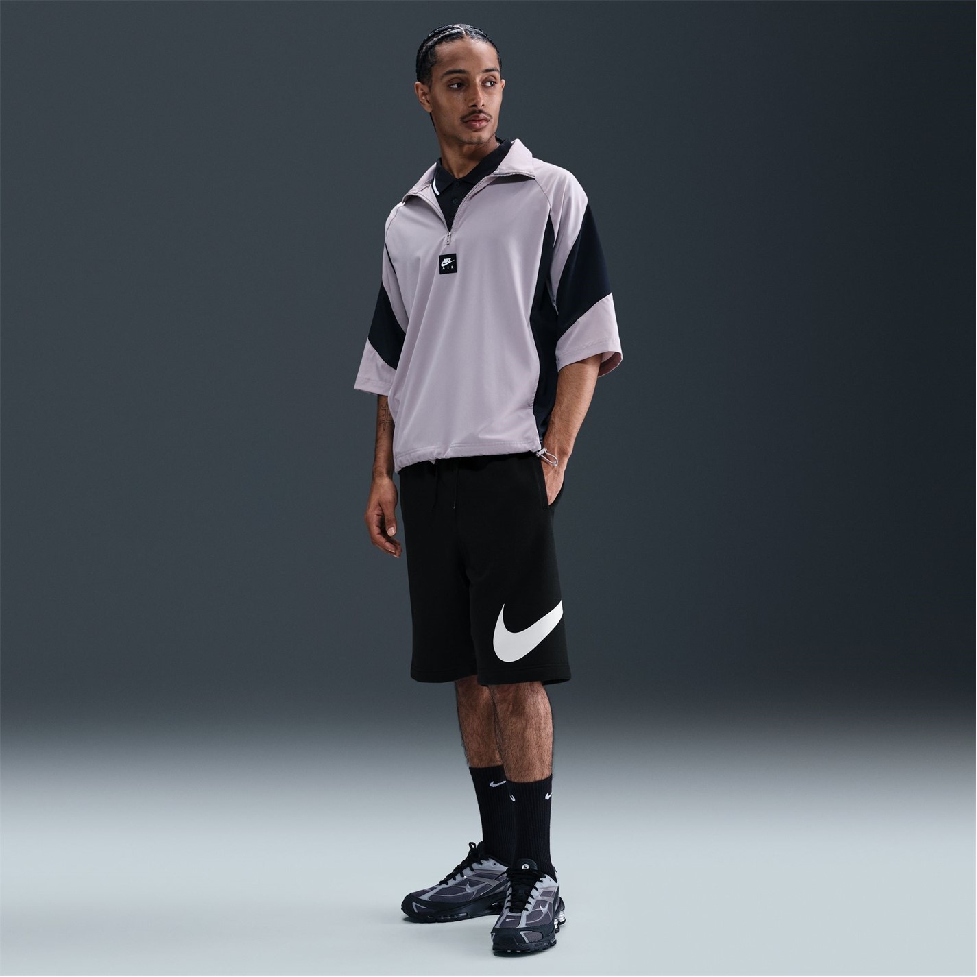 Kraťasy Nike Black 6744845 Sportswear Club Men's Graphic Shorts - 15