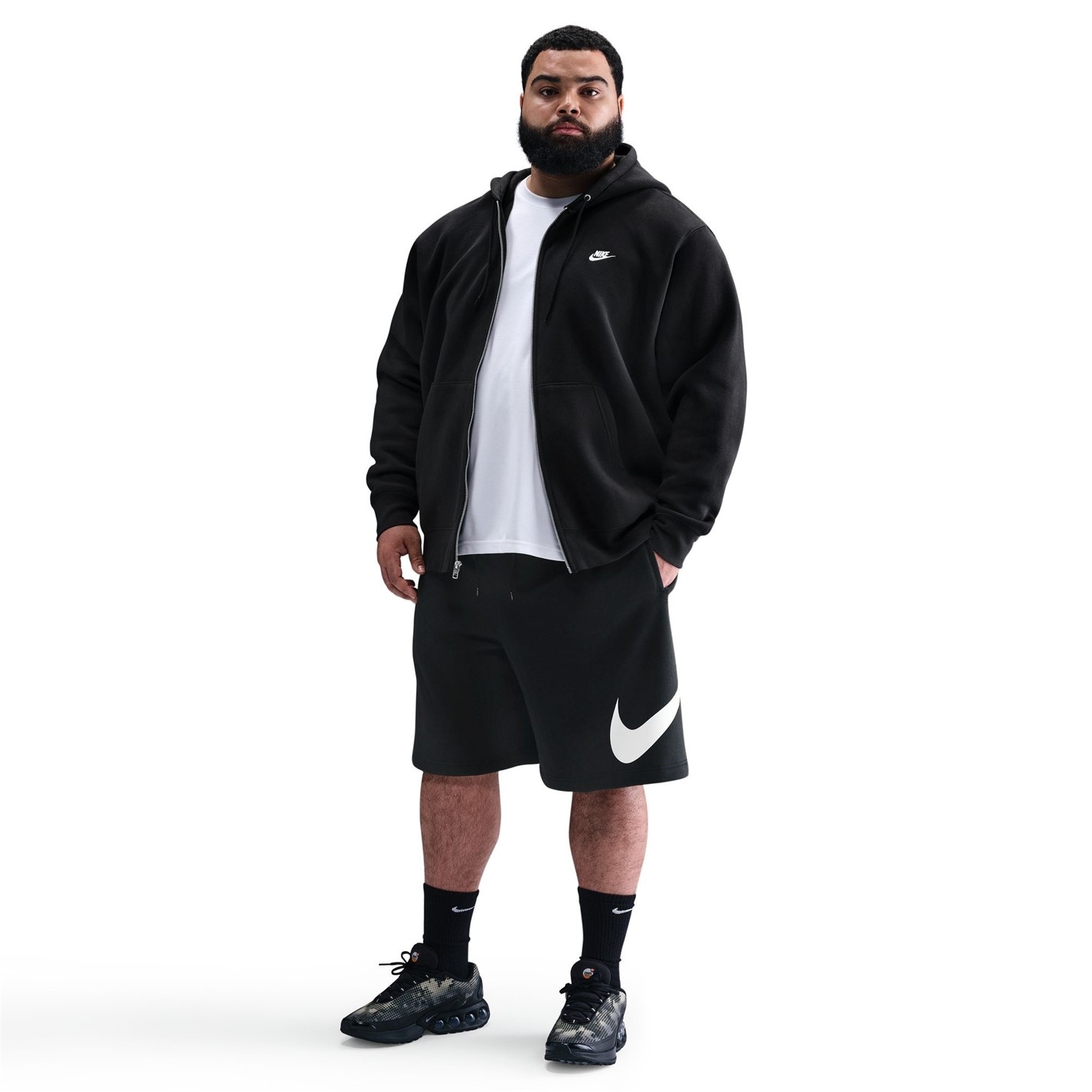 Kraťasy Nike Black 6744845 Sportswear Club Men's Graphic Shorts - 7