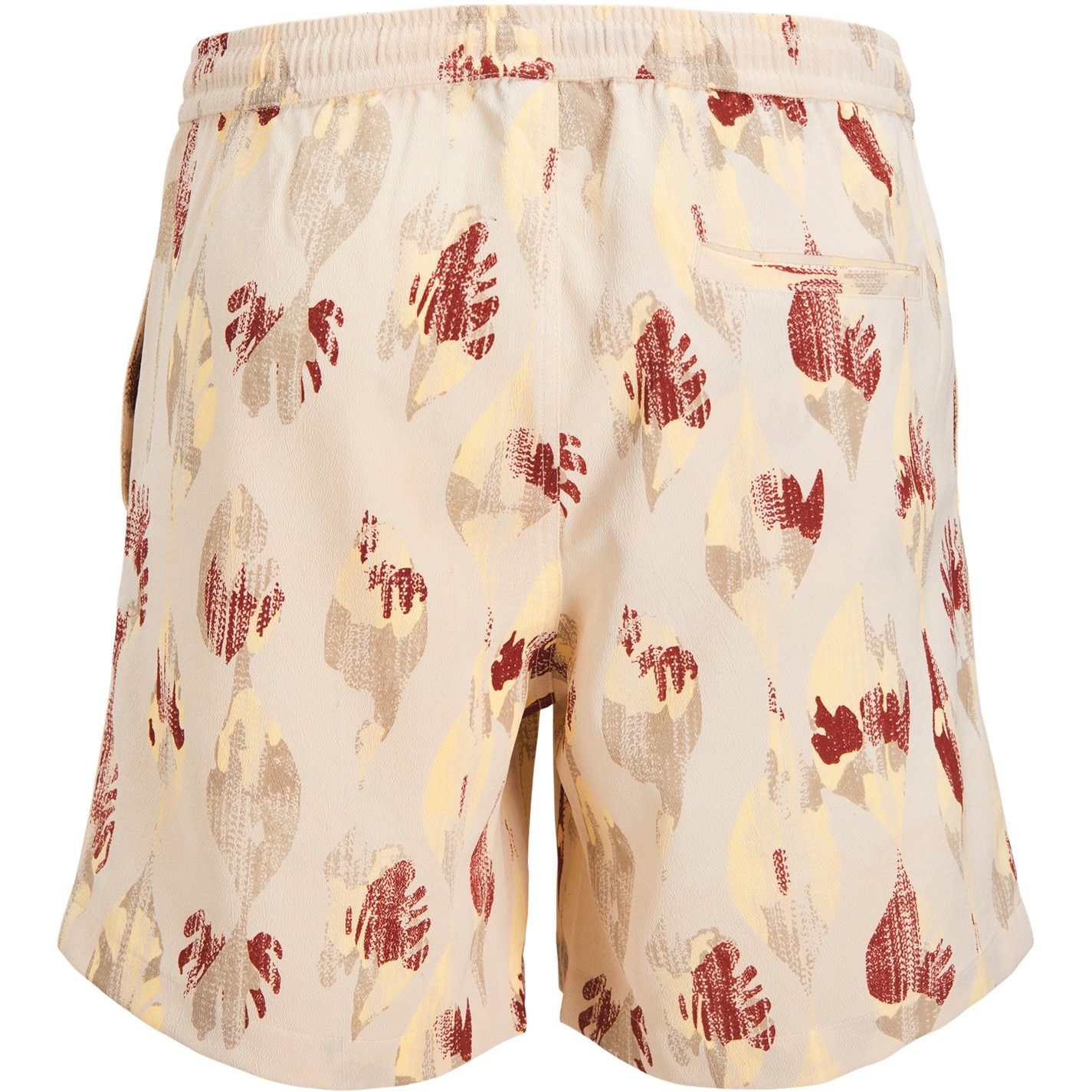 Kraťasy Jack and Jones Antique White 4161942 Men's Fleece Jogger Shorts - 2