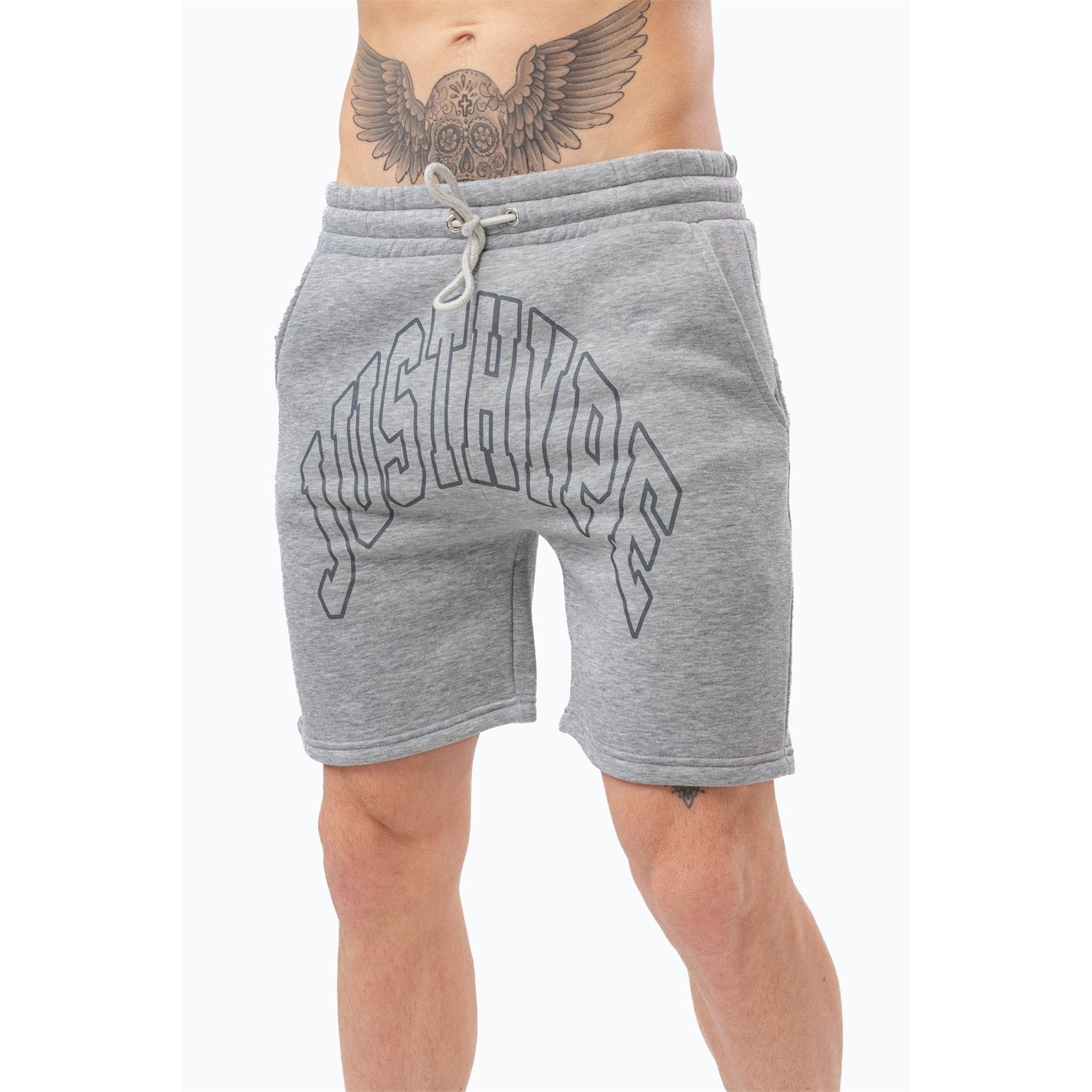 Kraťasy Hype Grey 5561369 Men's Fleece Jogger Shorts - 1