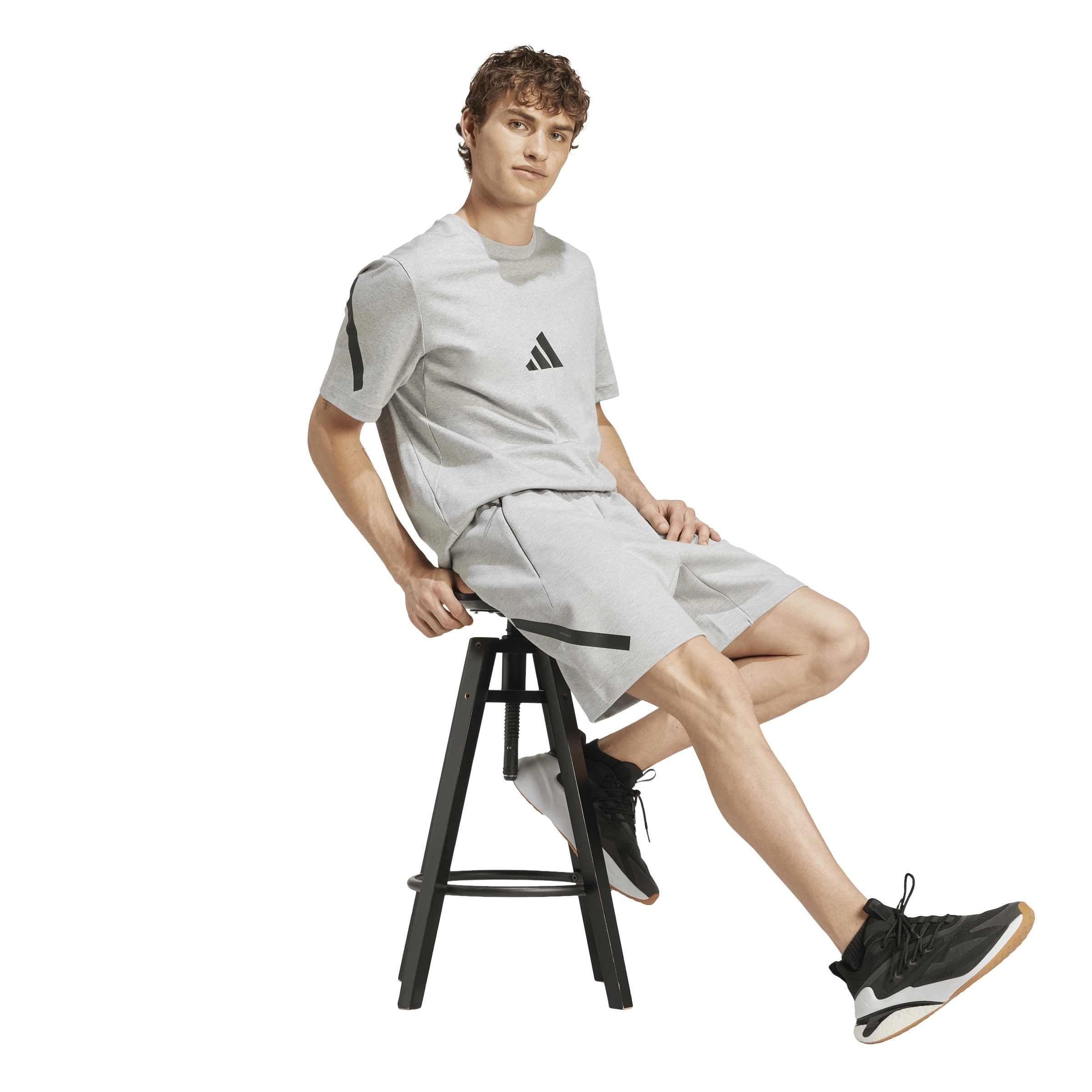 Kraťasy adidas Medium Grey Hea 1129478 M Z.N.E. Sho Jogger Short Mens - 6