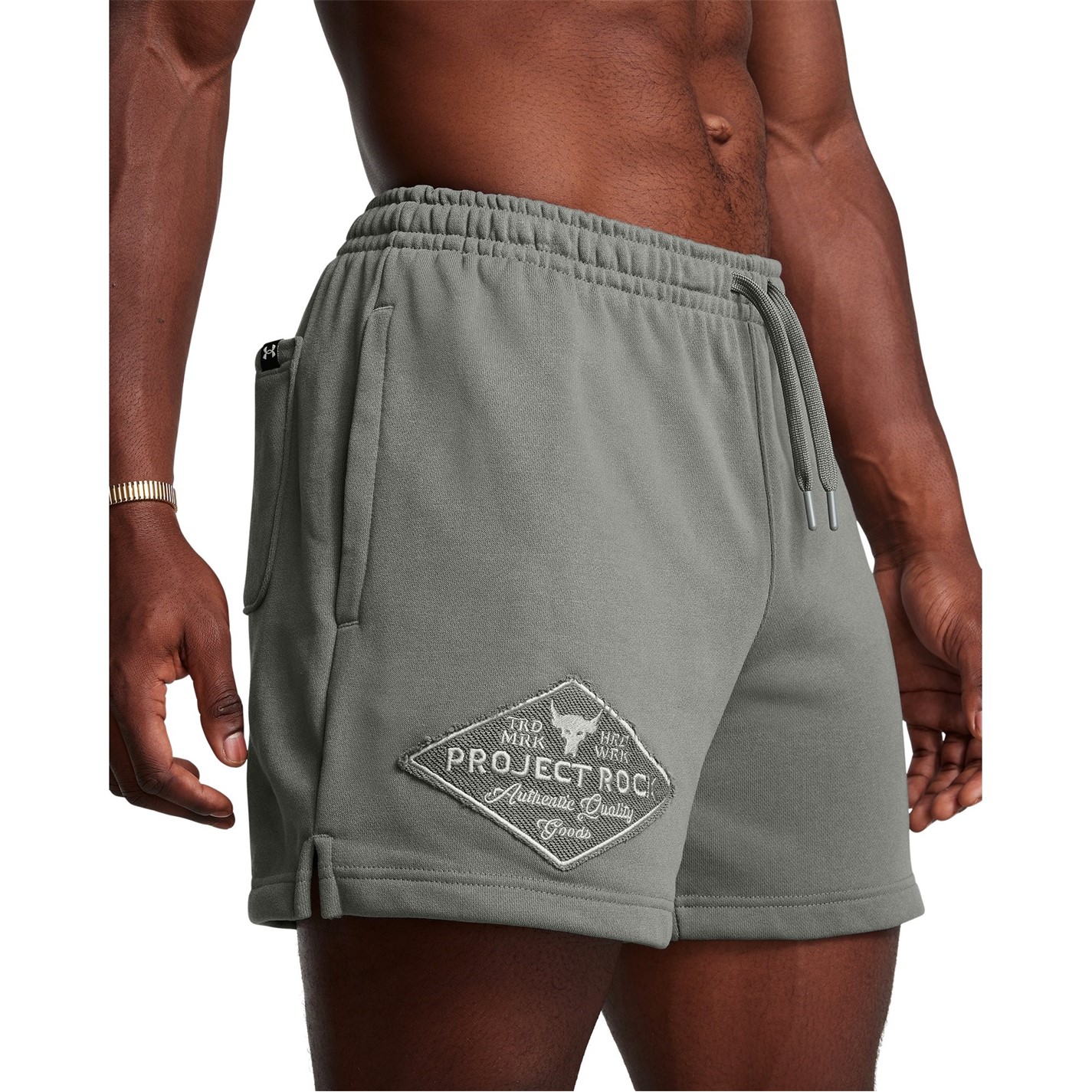 Kraťasy Under Armour Green 7612389 Men's Fleece Jogger Shorts - 5