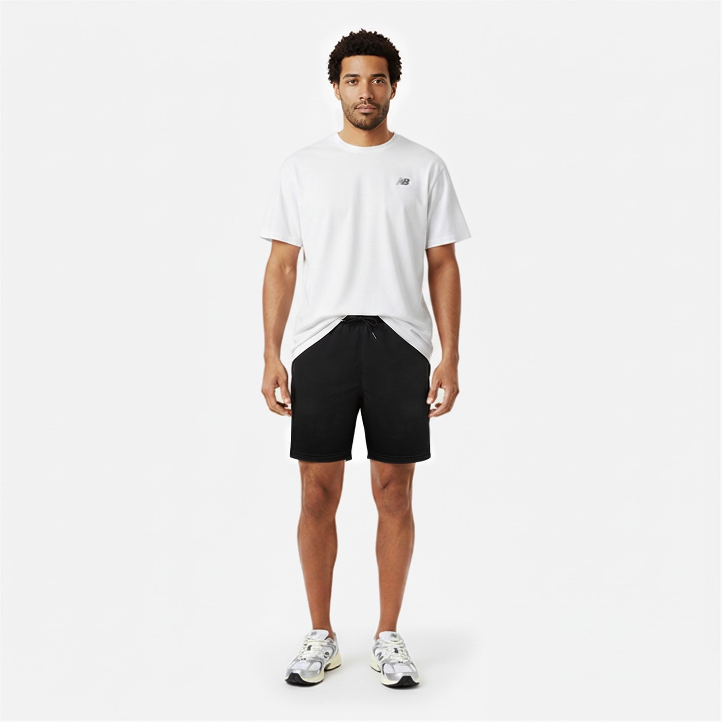 Kraťasy New Balance Black 5654999 Men's Fleece Jogger Shorts - 6