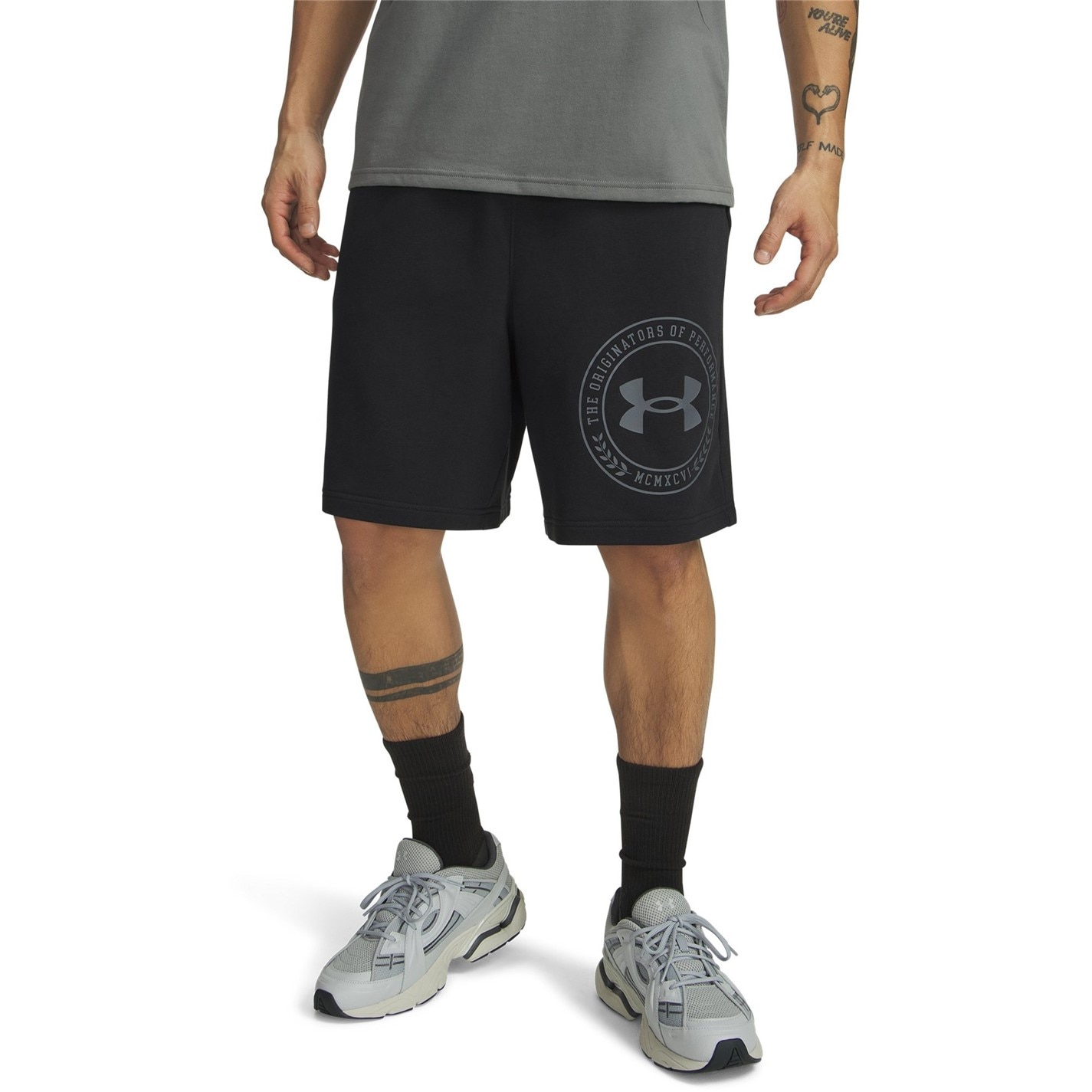 Kraťasy Under Armour Black 978931 Men's Fleece Jogger Shorts - 1