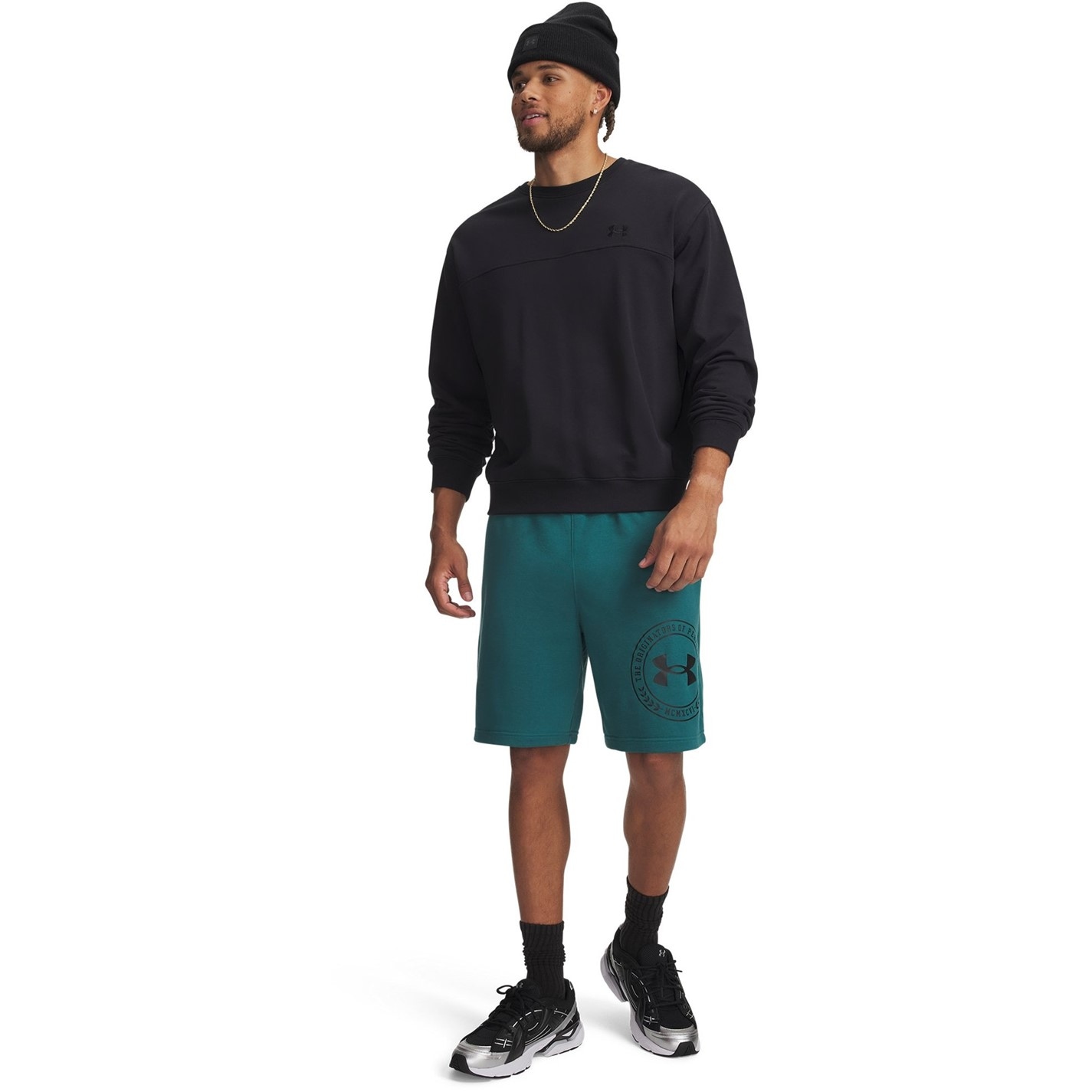 Kraťasy Under Armour Green 6878877 Men's Fleece Jogger Shorts - 4
