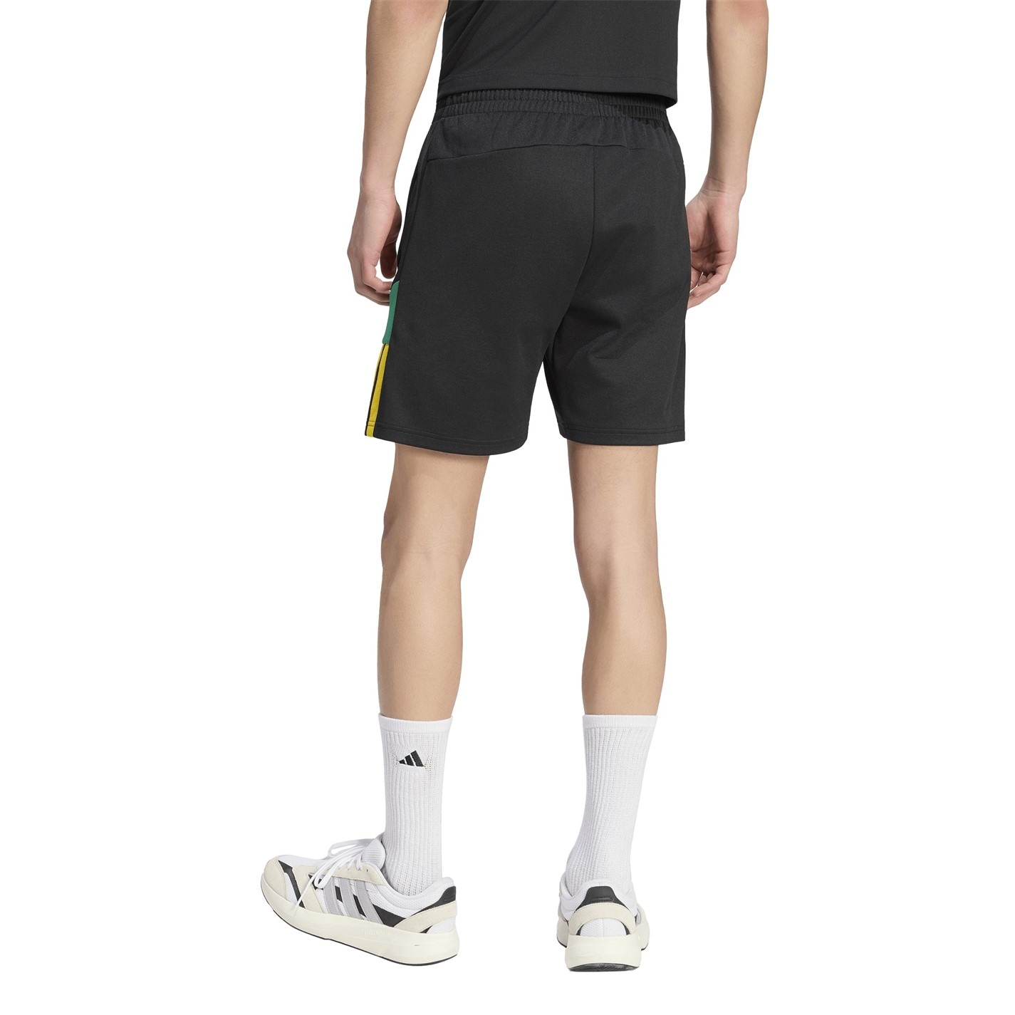 Kraťasy adidas Black 8680254 Men's Fleece Jogger Shorts - 5