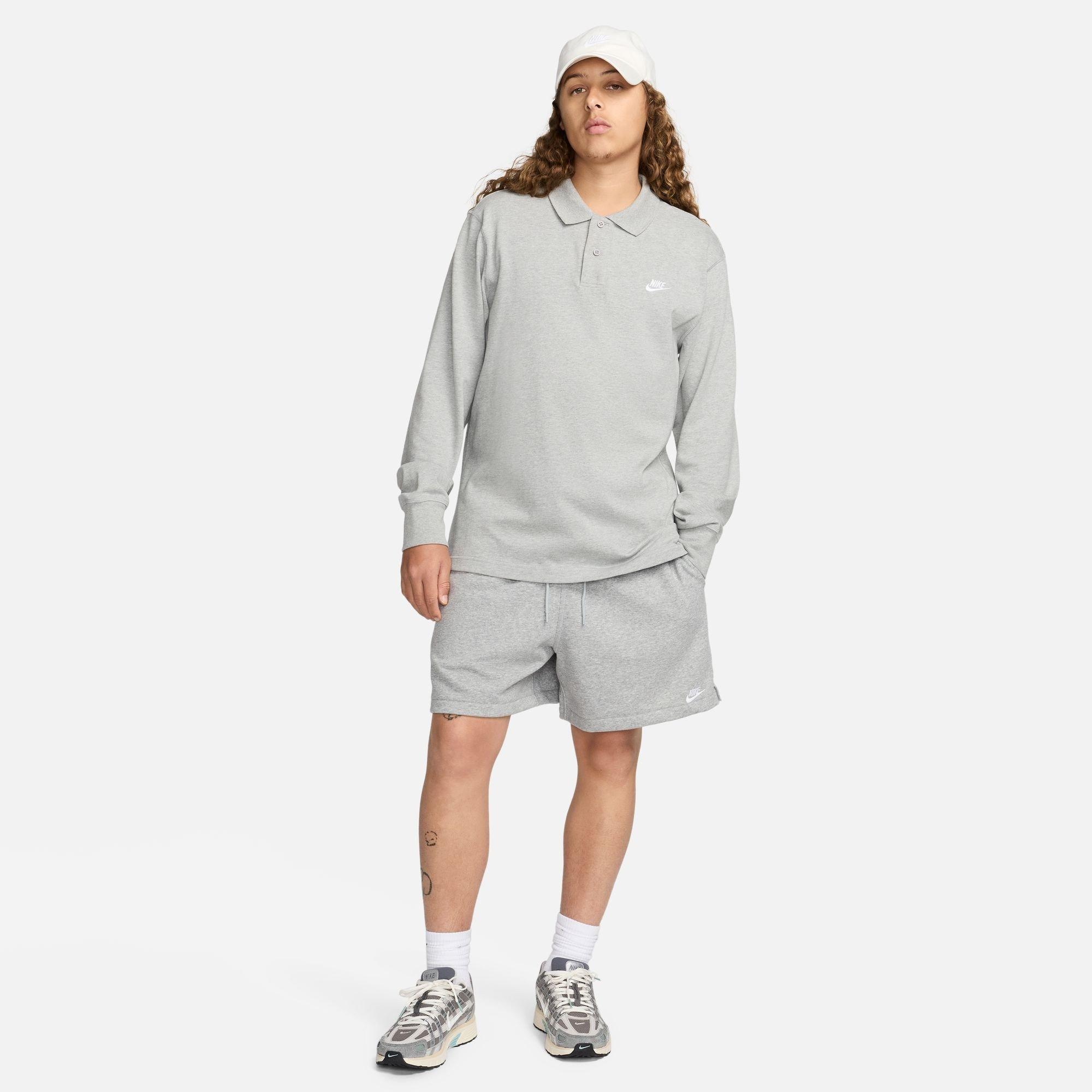 Kraťasy Nike Grey Heather 1717592 Sportswear Club Men's Shorts - 16