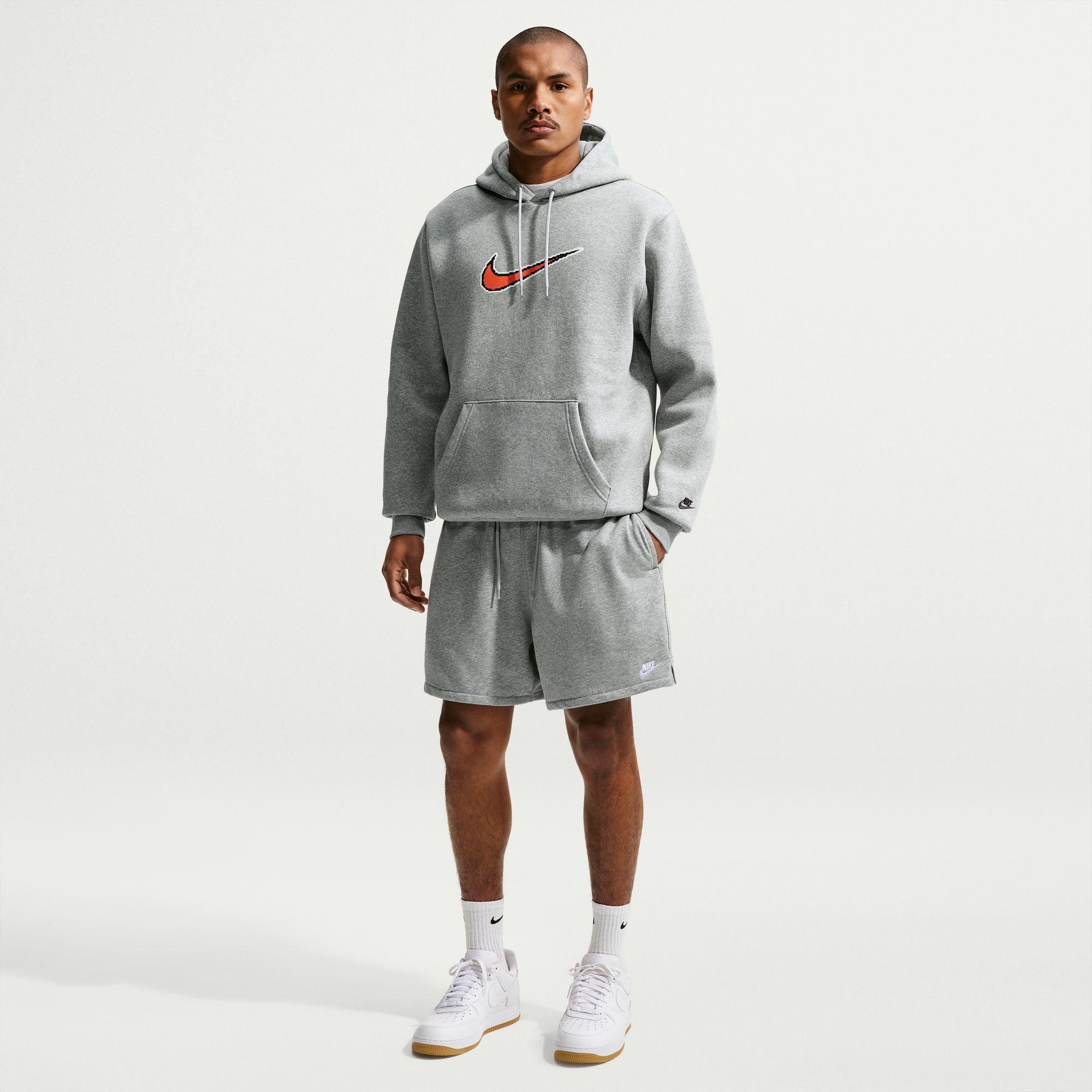 Kraťasy Nike Grey Heather 1717592 Sportswear Club Men's Shorts - 5
