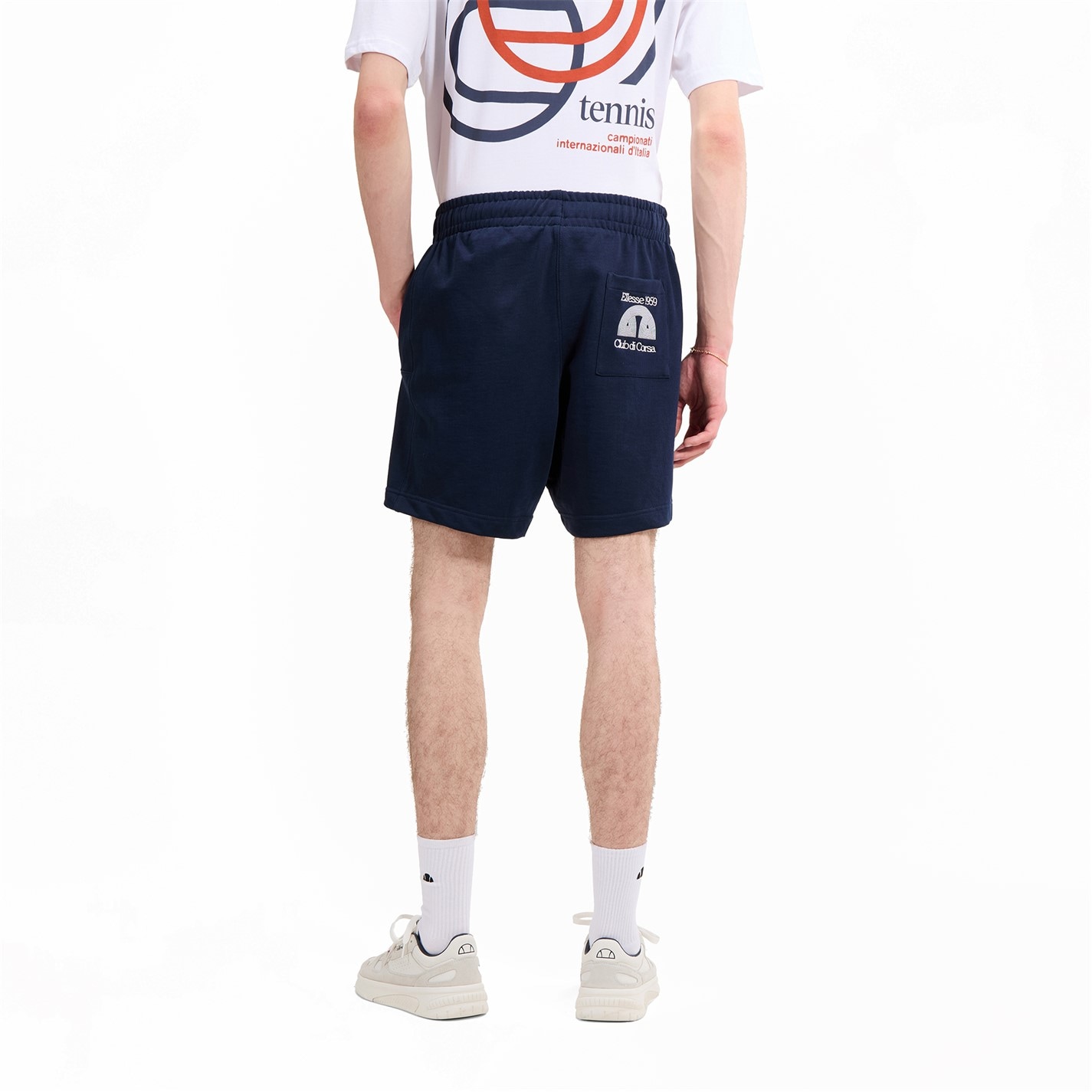 Kraťasy Ellesse Navy 2139302 Men's Fleece Jogger Shorts - 3