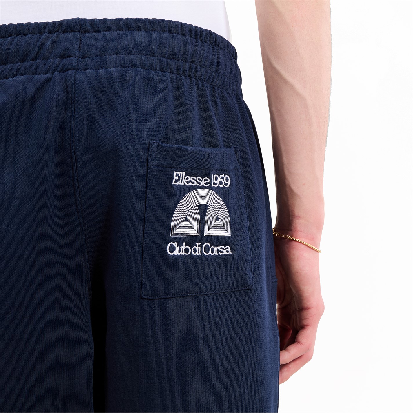 Kraťasy Ellesse Navy 2139302 Men's Fleece Jogger Shorts - 4