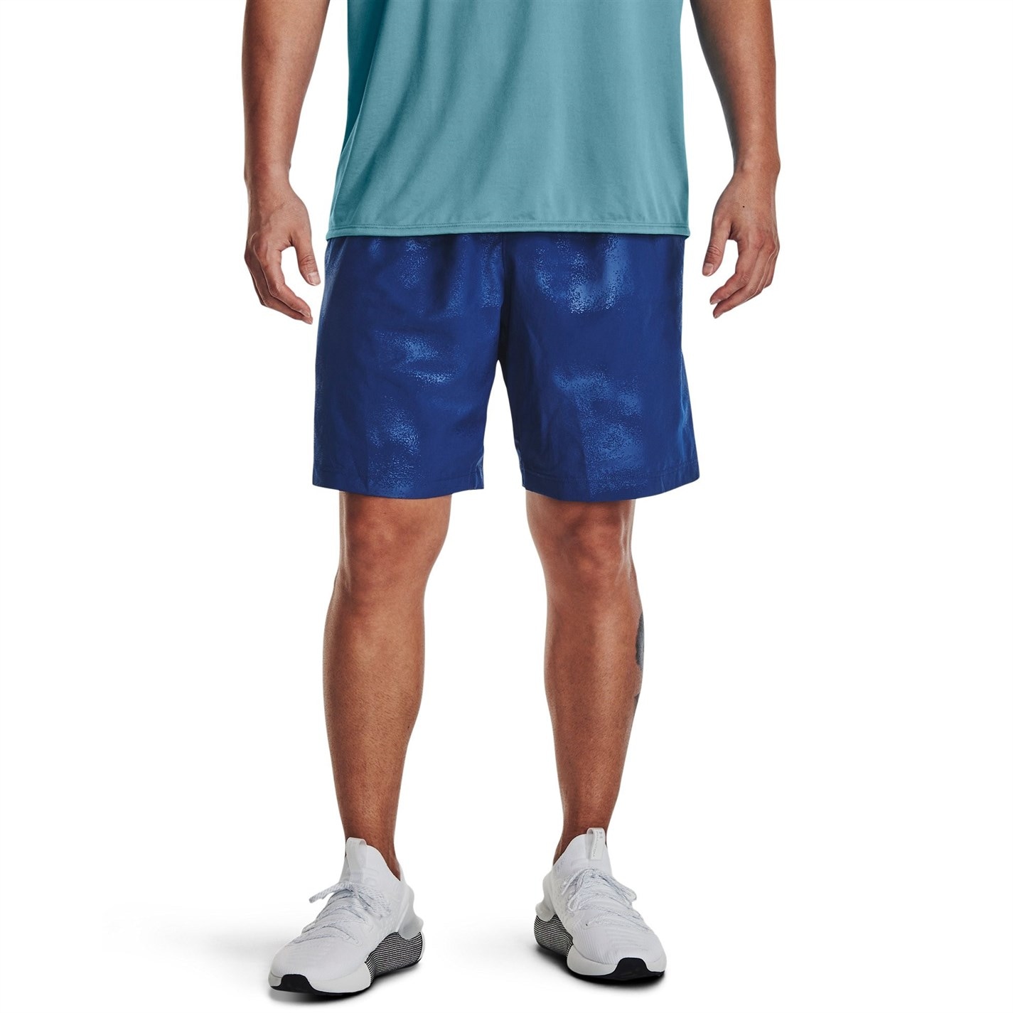 Kraťasy Under Armour Blue 2114589 Woven Emboss Gym Shorts Mens - 2