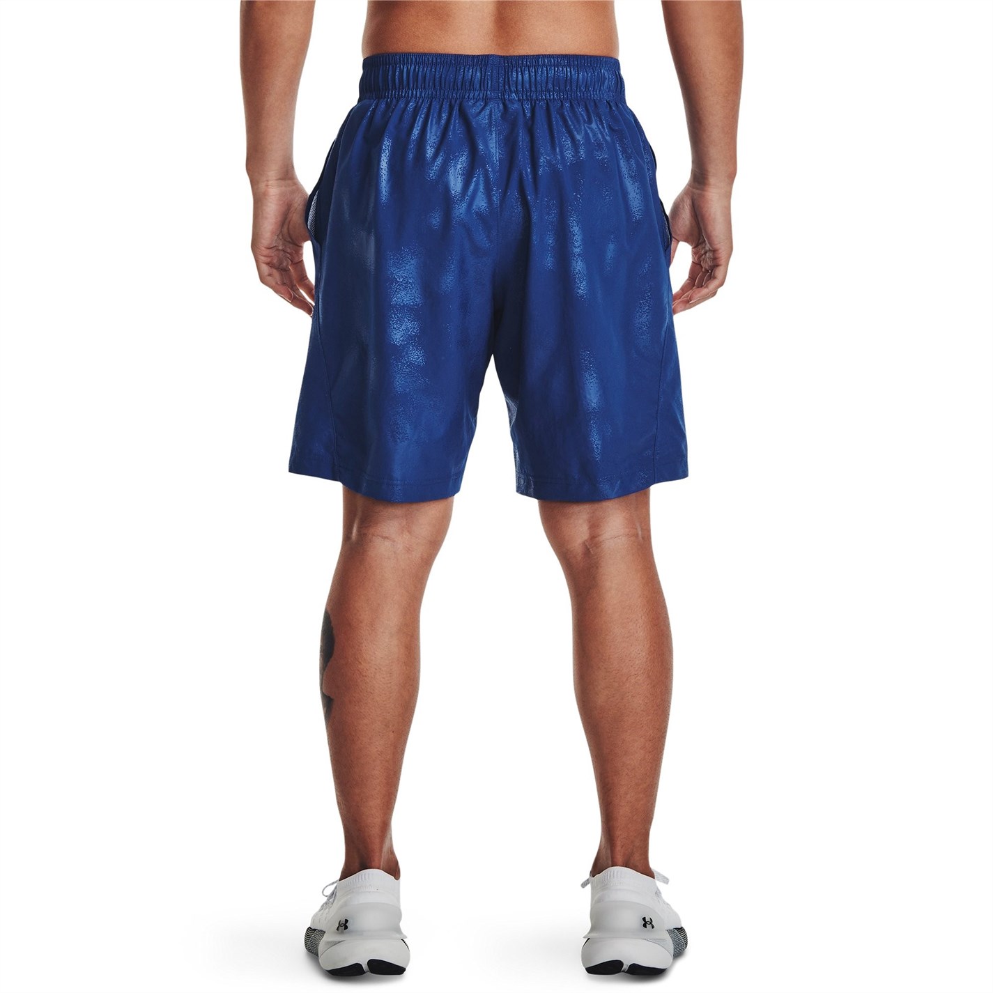 Kraťasy Under Armour Blue 2114589 Woven Emboss Gym Shorts Mens - 3