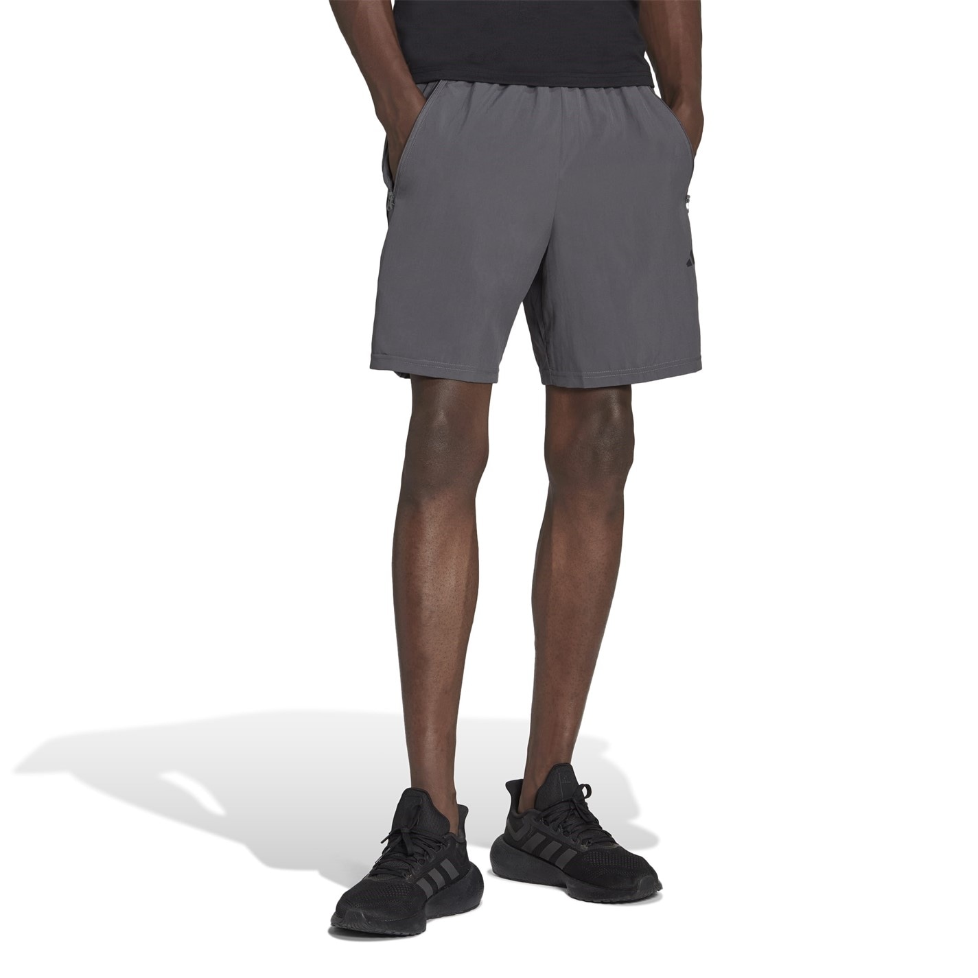 Kraťasy adidas Grey Five 3219656 Train Essentials Woven Training Shorts Mens - 2