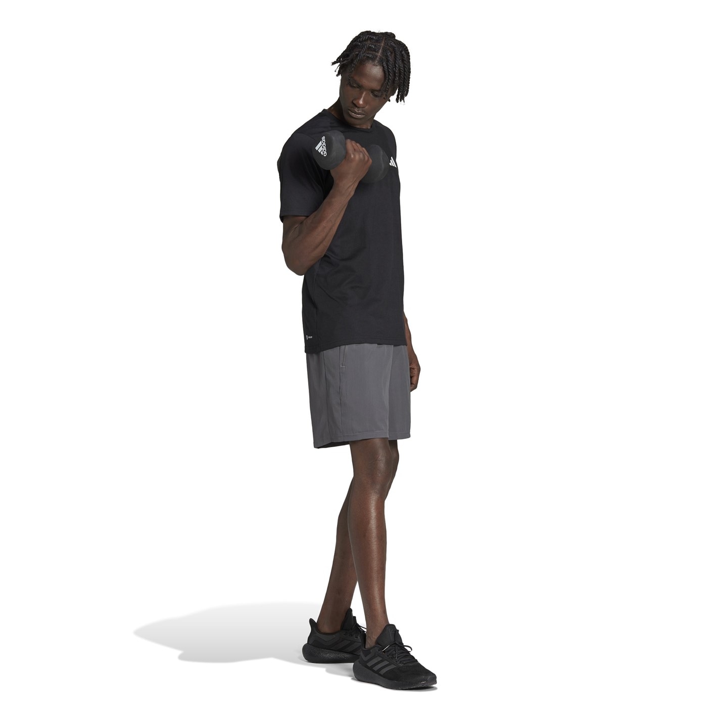 Kraťasy adidas Grey Five 3219656 Train Essentials Woven Training Shorts Mens - 4