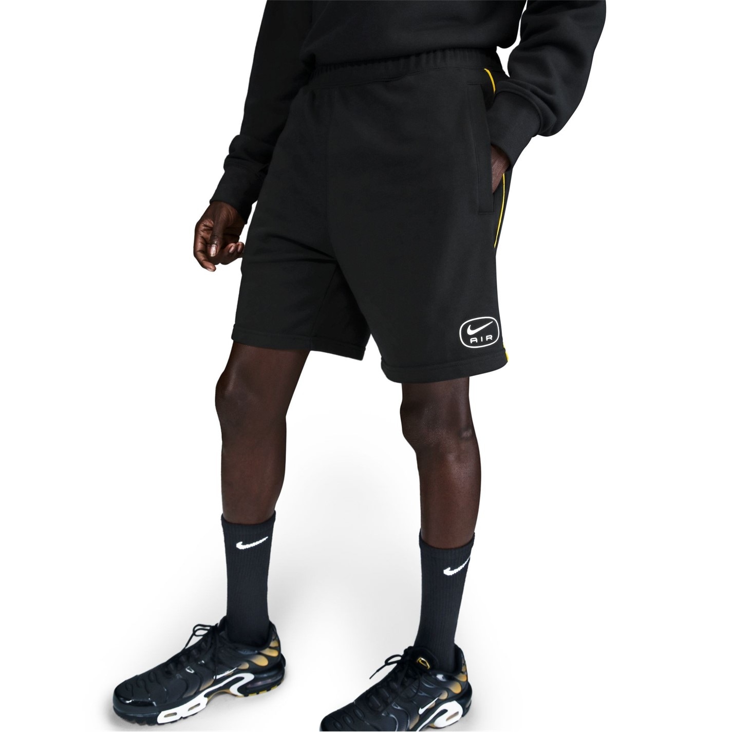 Kraťasy Nike Black 468775 M Nsw Sw Air Short Ft Jogger Mens - 1