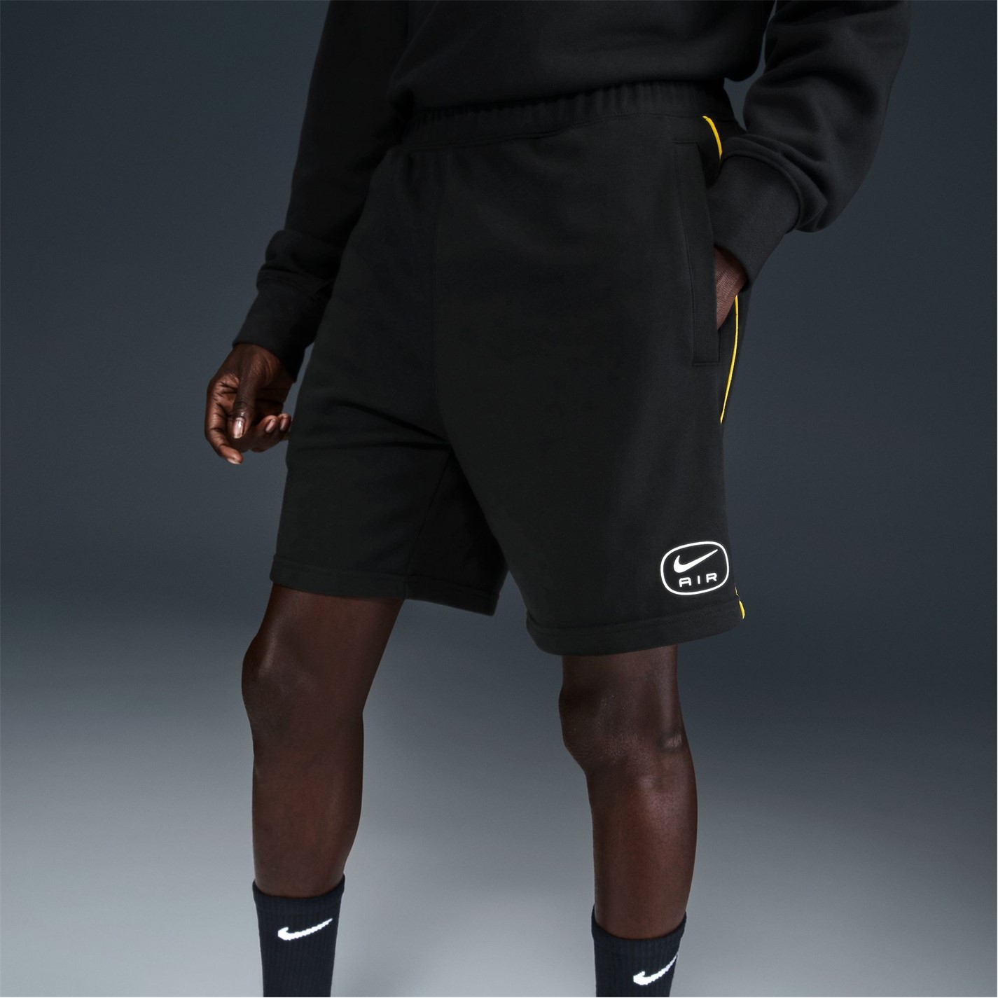 Kraťasy Nike Black 468775 M Nsw Sw Air Short Ft Jogger Mens - 6