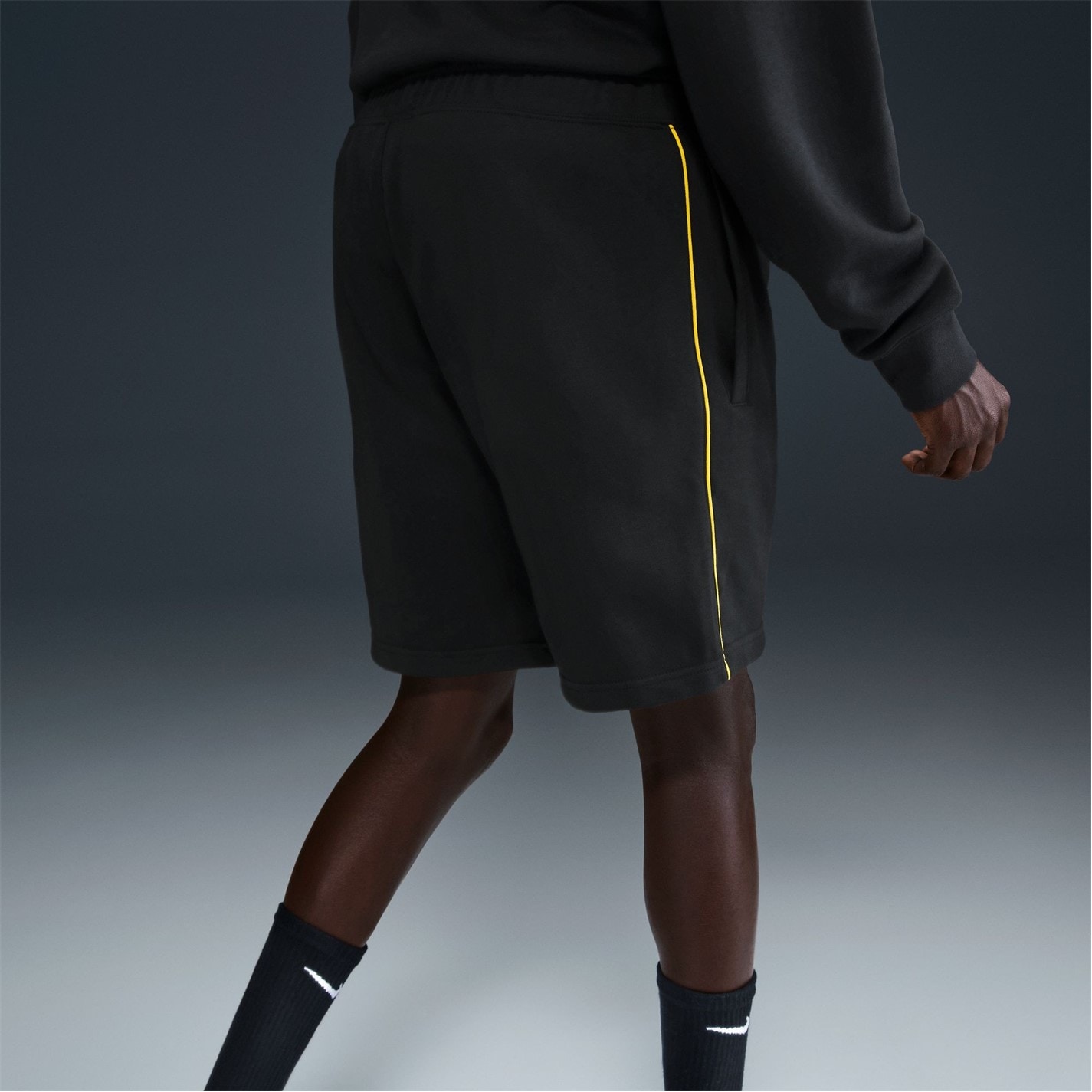 Kraťasy Nike Black 468775 M Nsw Sw Air Short Ft Jogger Mens - 9