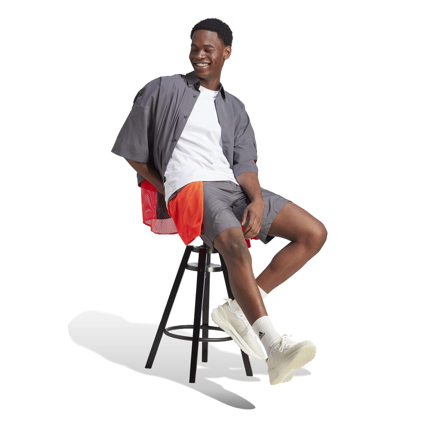 Kraťasy adidas Grey Five 9031916 City Escape Premium Shorts Mens - 4