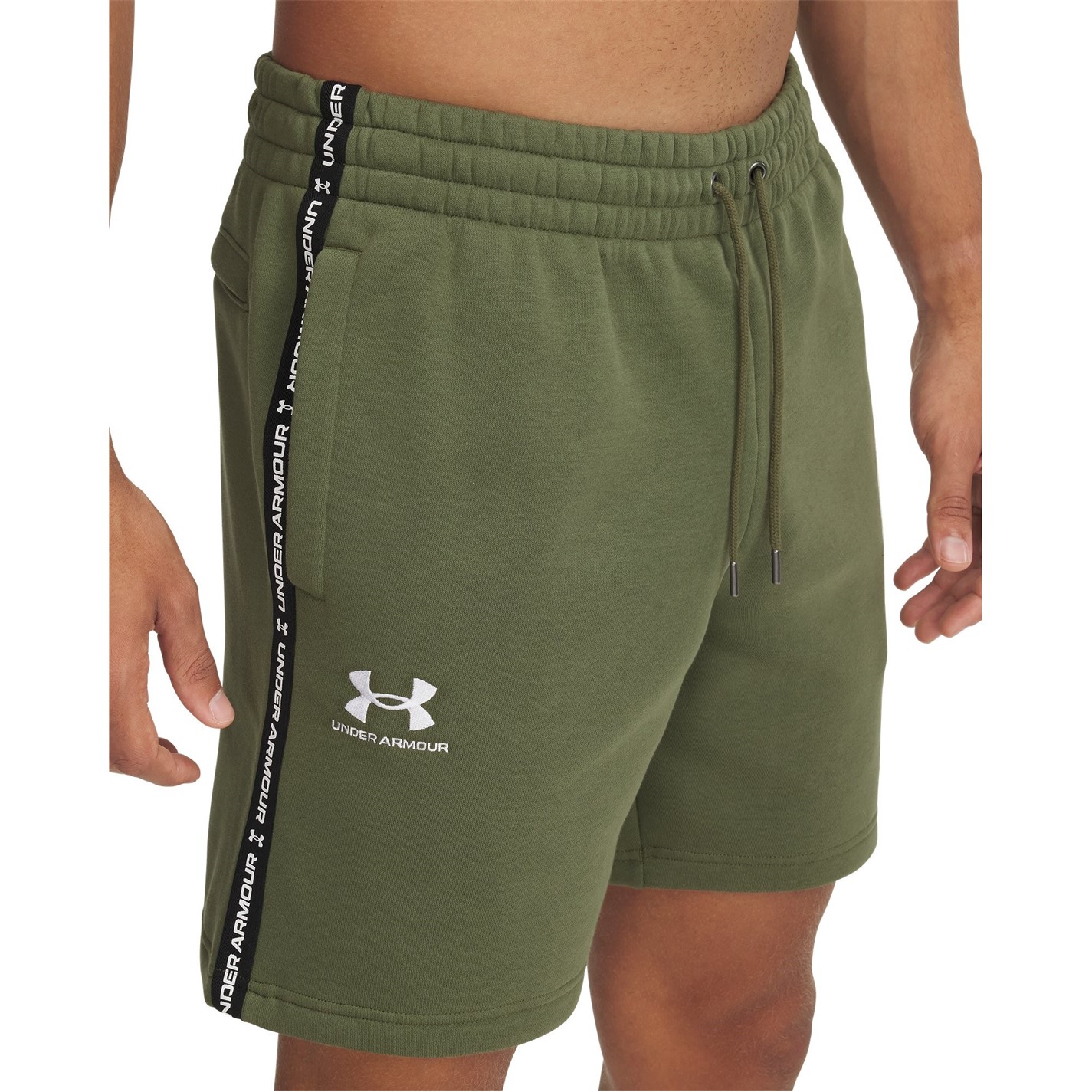 Kraťasy Under Armour Marine OD Green 6103668 Men's Fleece Jogger Shorts - 4