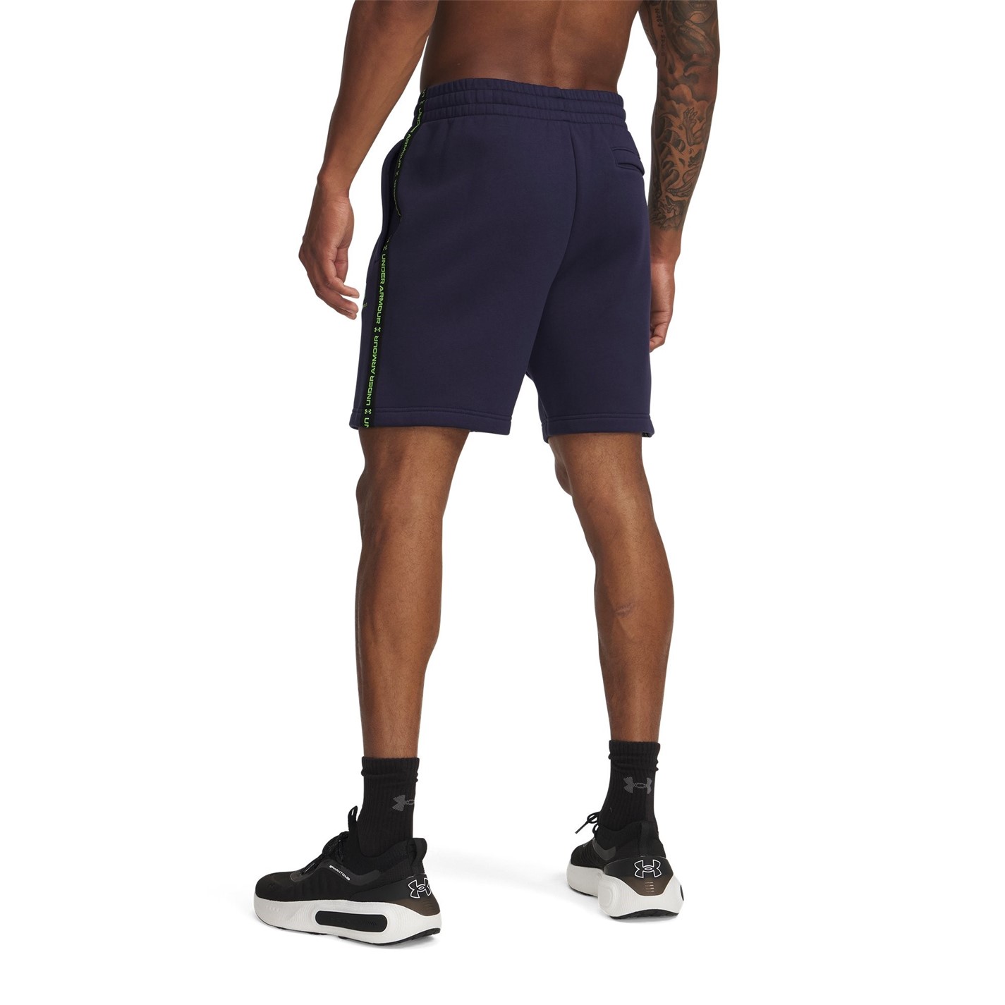 Kraťasy Under Armour Navy 2864975 Men's Fleece Jogger Shorts - 2