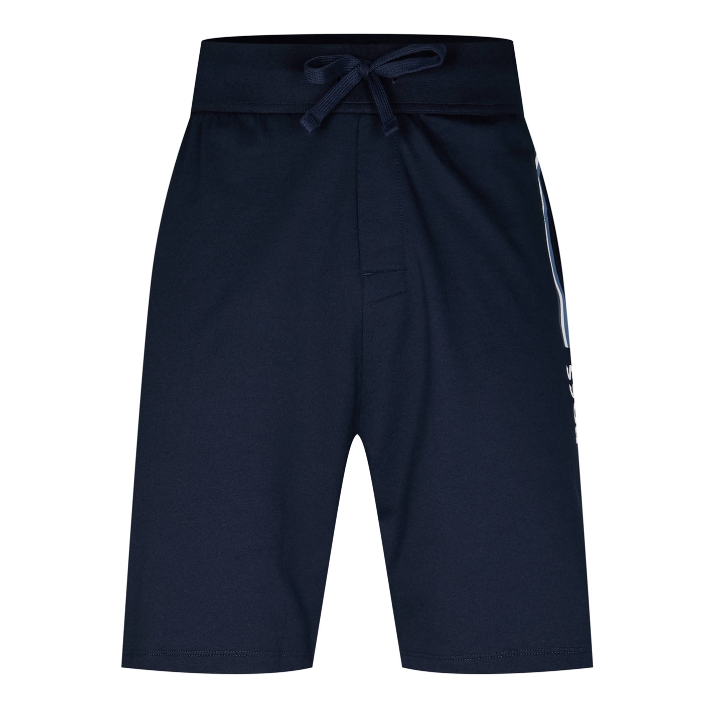Kraťasy Boss Navy 403 4393576 Men's Authentic Fleece Jogger Shorts - 1
